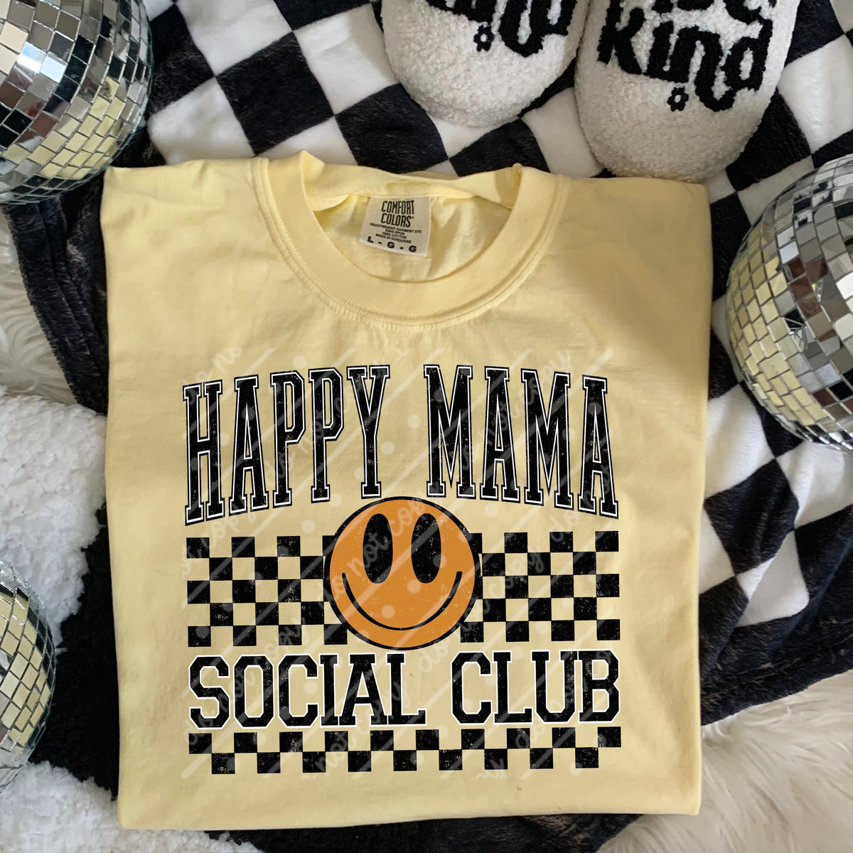 Happy Mama social club (scarlow) DTF Transfer