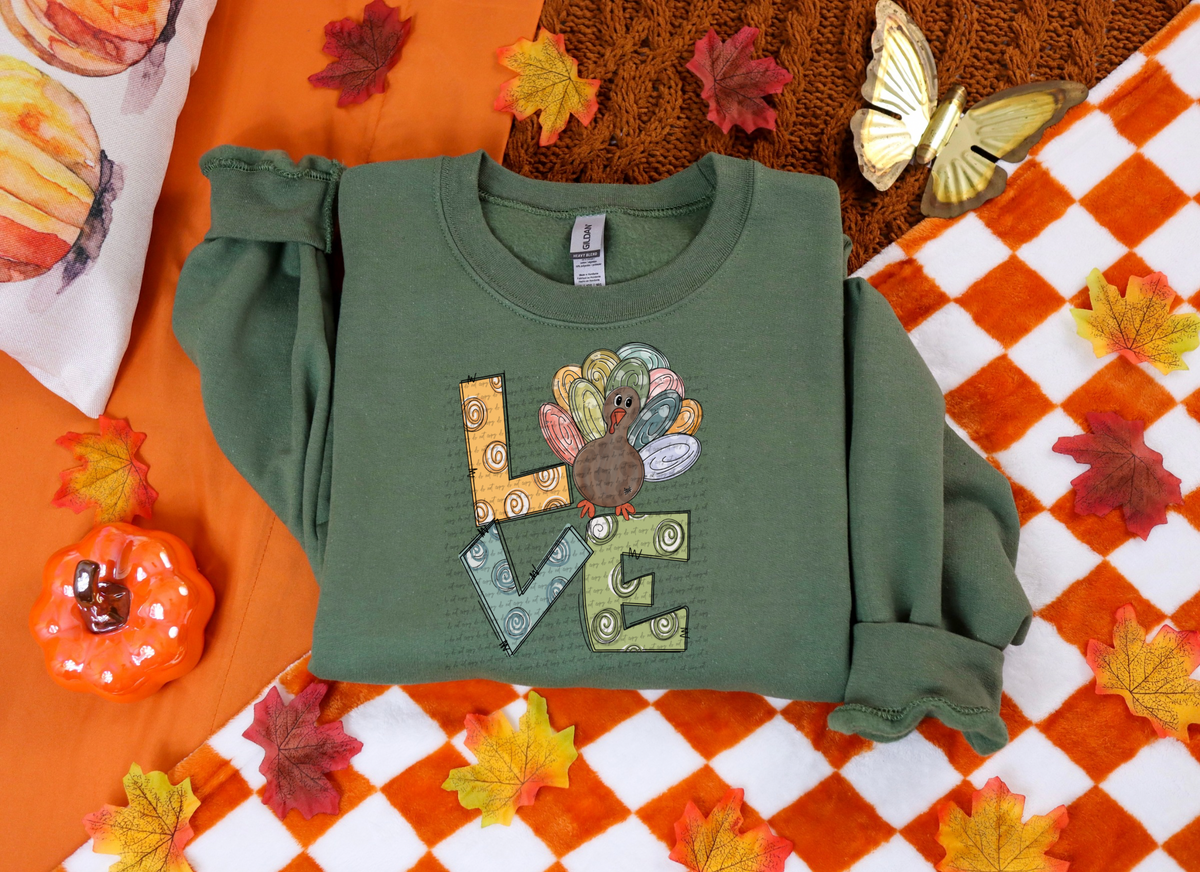 LOVE turkey 30621 DTF transfers