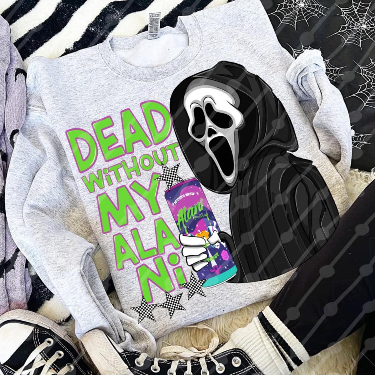 Dead without my witch energy drink GF (JBD) DTF transfer