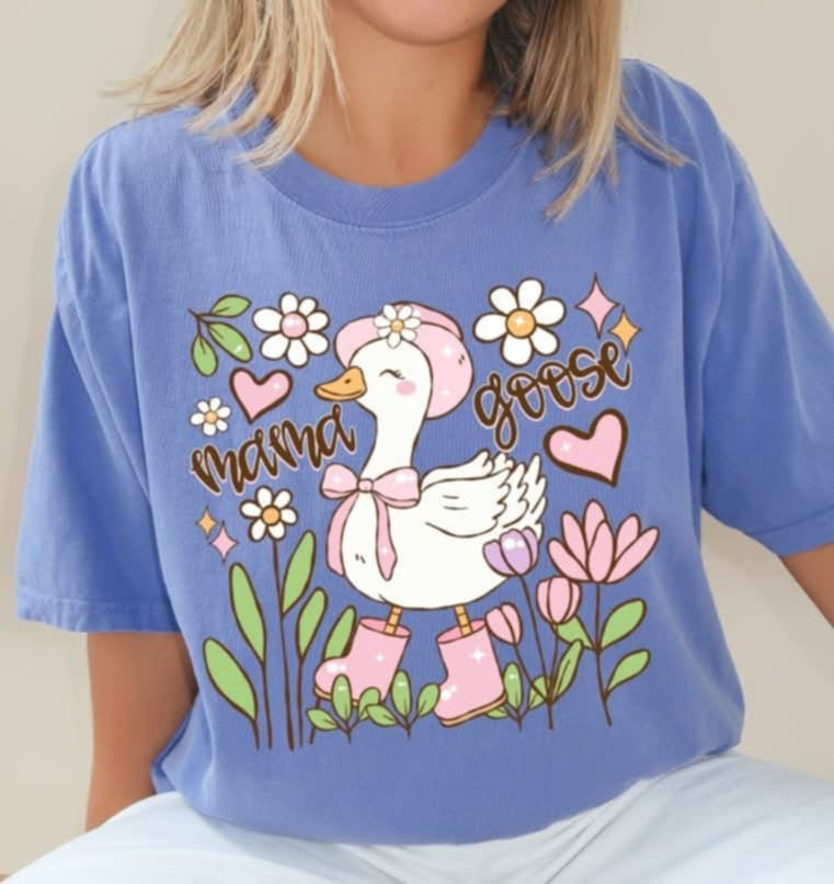 Mama goose pink (S&G) 96023 DTF transfer