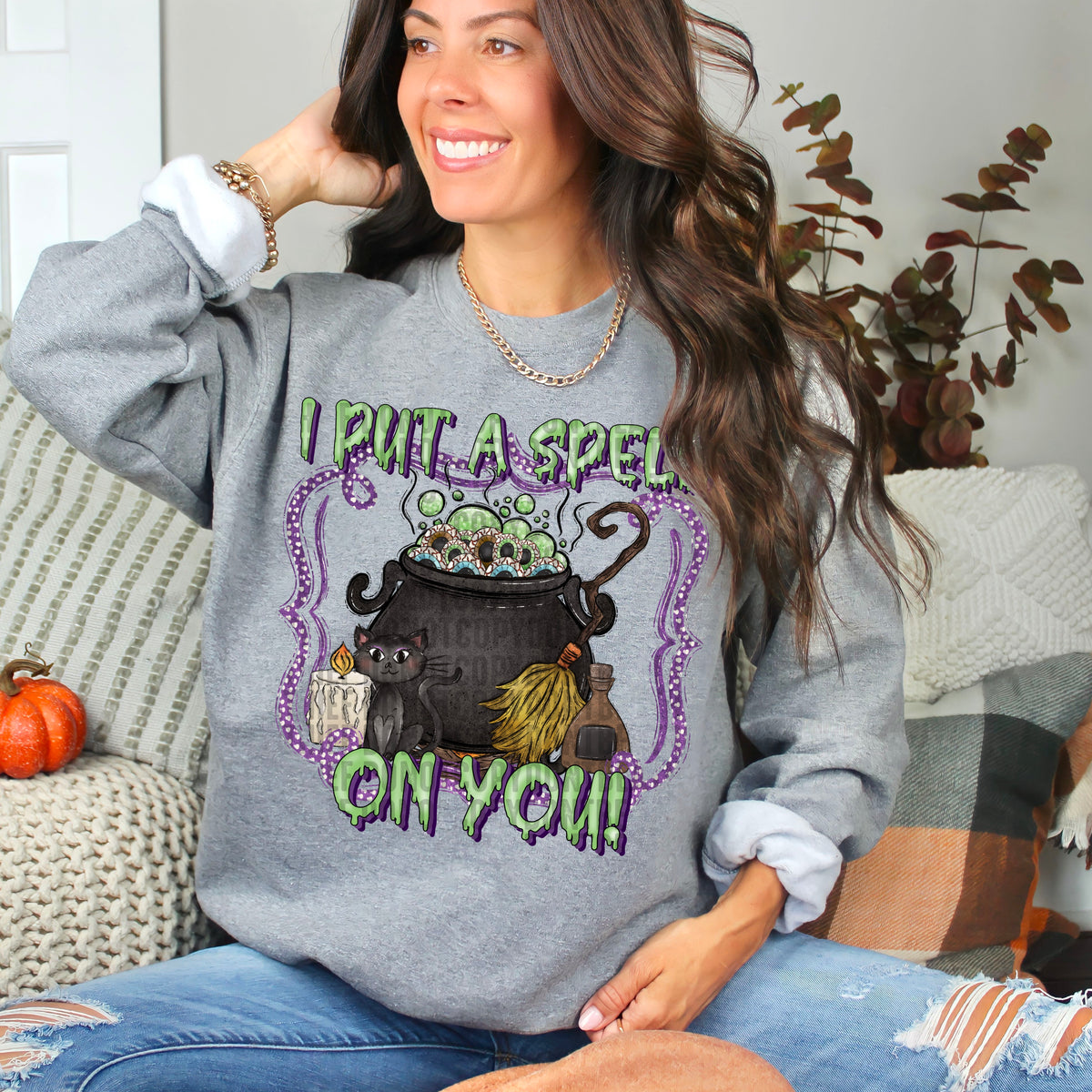 I put a spell on you 103684 DTF transfer