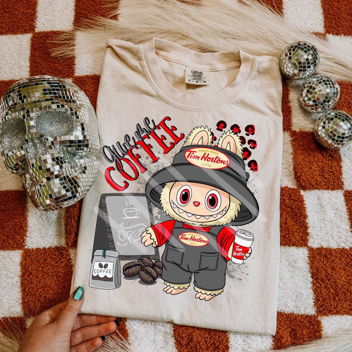 Give me Coffee bubu (cstage) 114291 DTF transfer