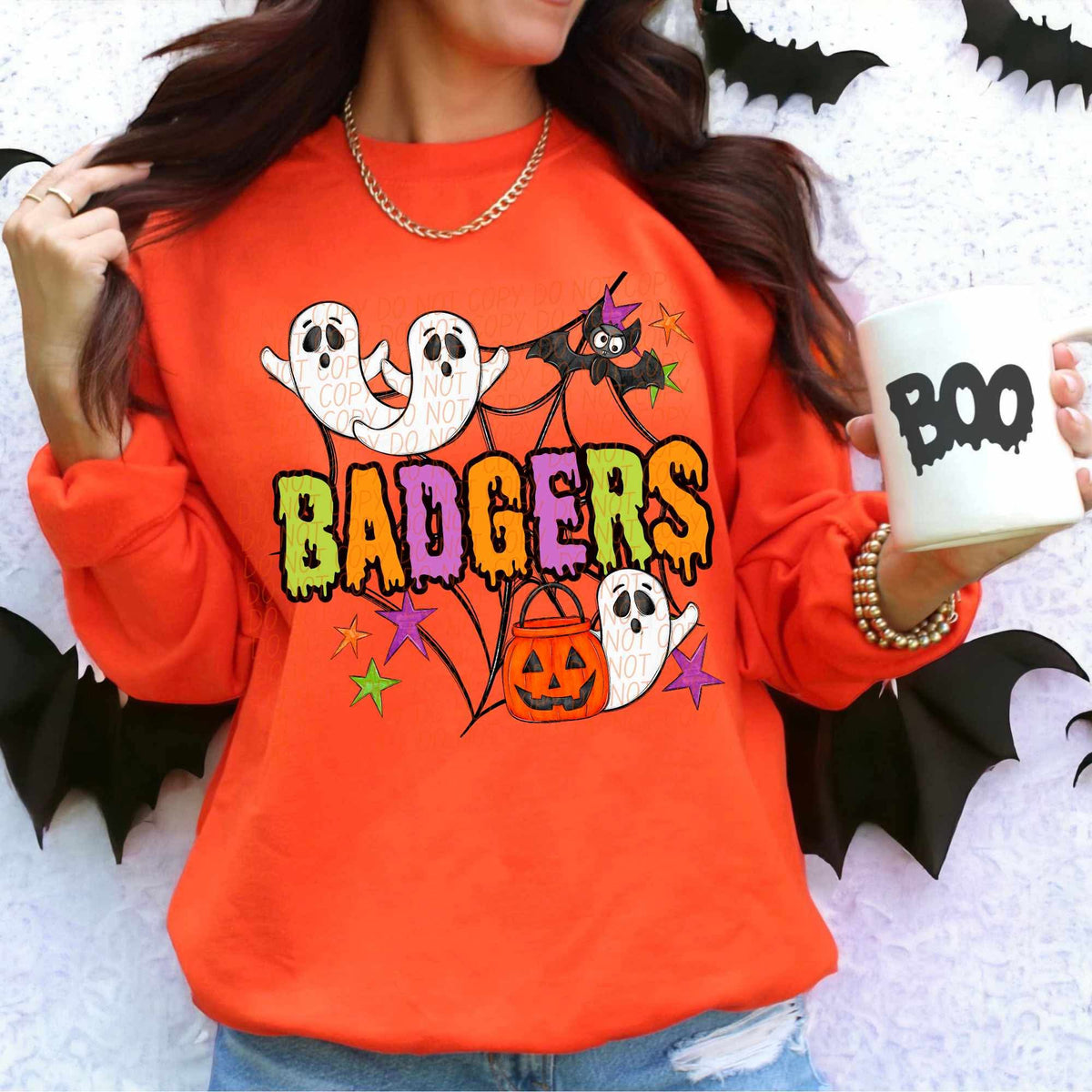 Badgers Halloween (City) DTF transfer