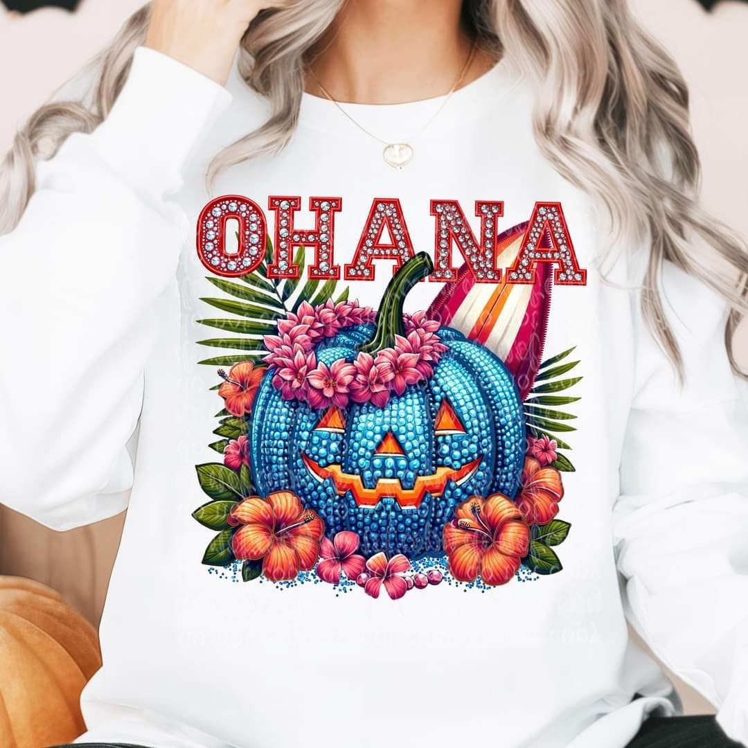 Ohana pumpkin (TDD) 53287 DTF transfer