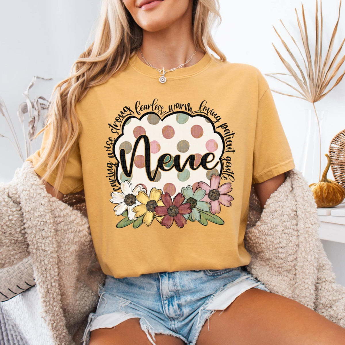 Nene polka dot background (SDD) 91120 DTF transfer