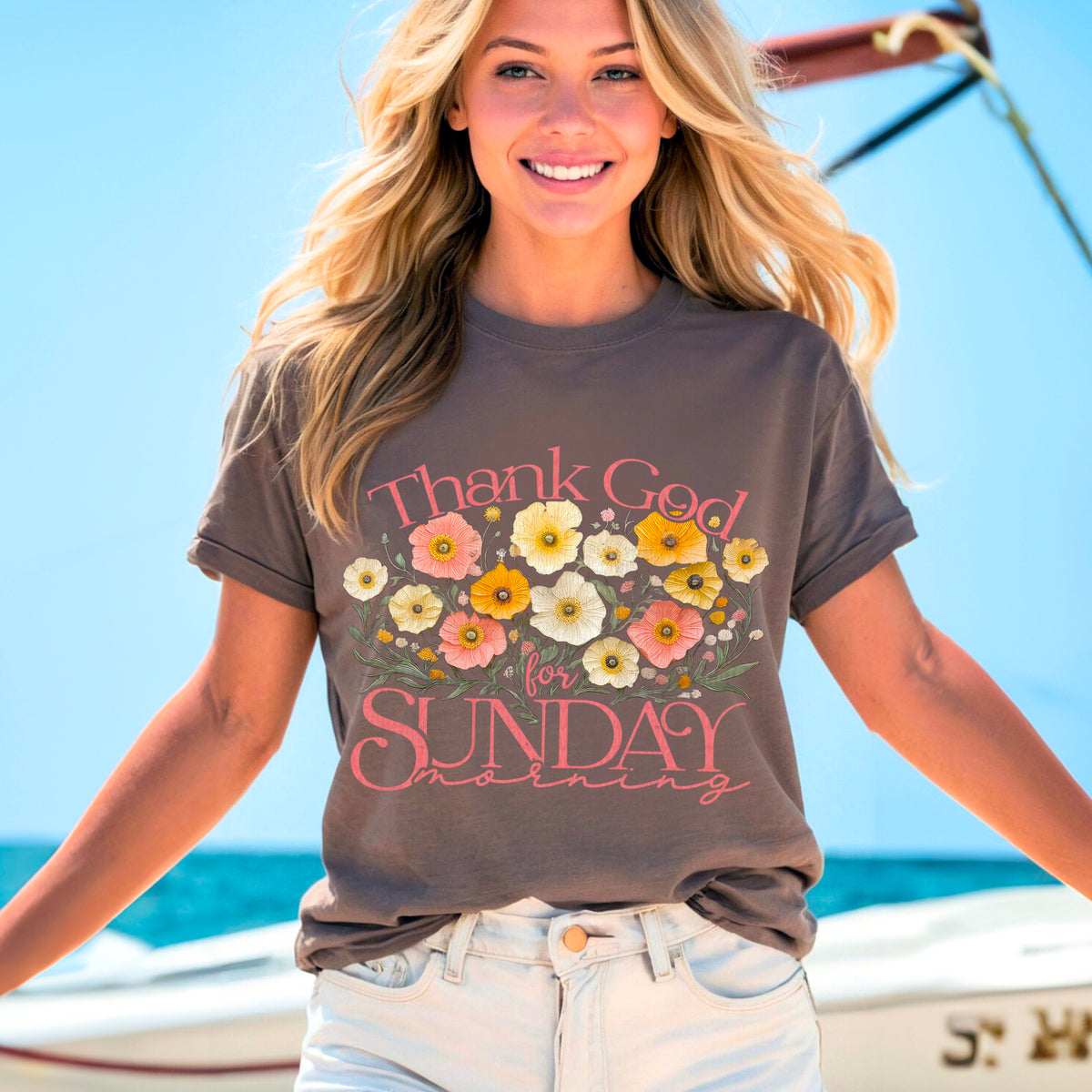 Thank god for Sunday 95482 DTF transfer