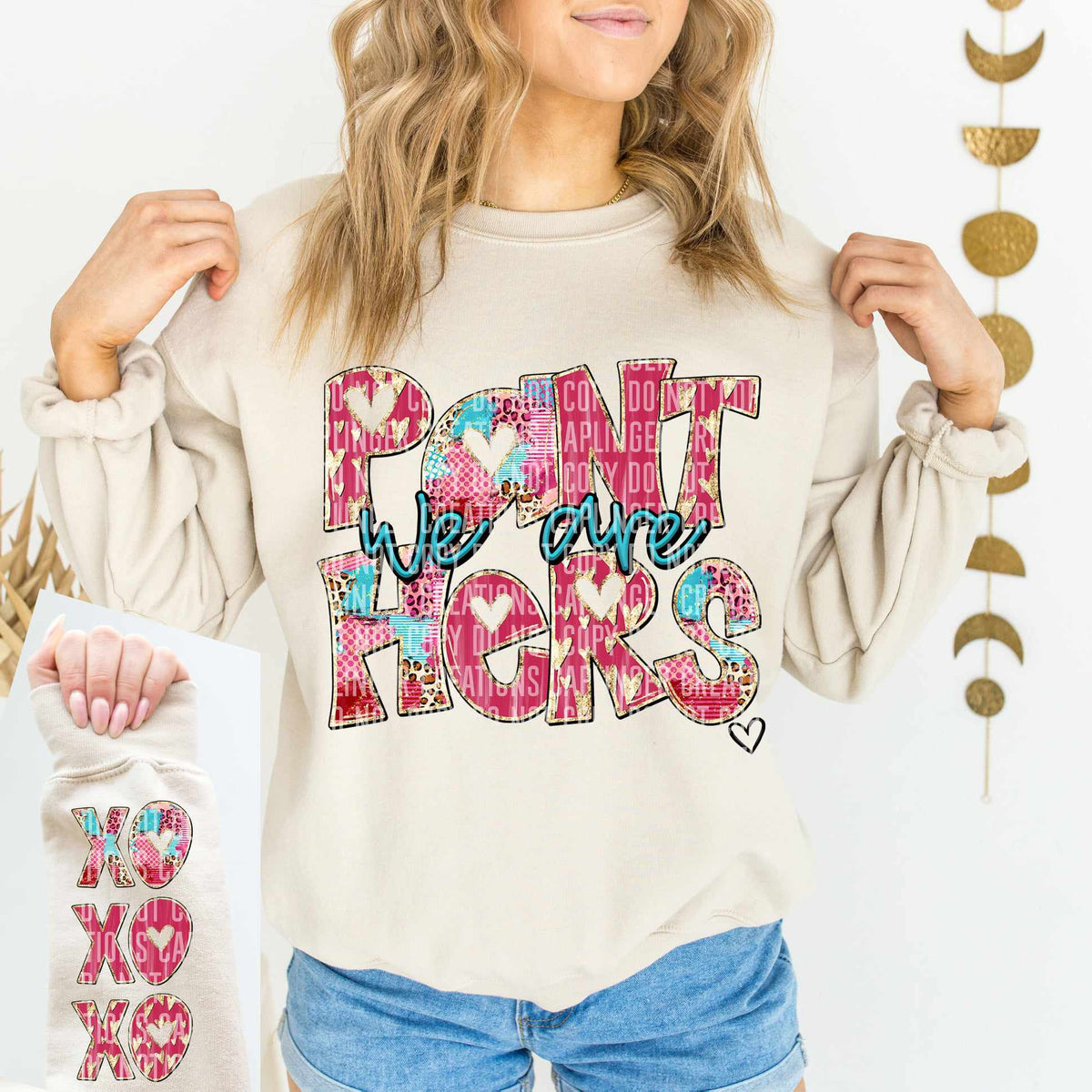 We are panthers valentine filled FRONT (caplinger) 75123 DTF transfer