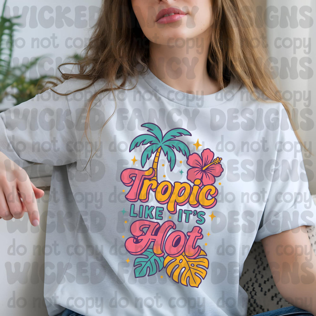 Tropic like it’s hot 106097 DTF transfer