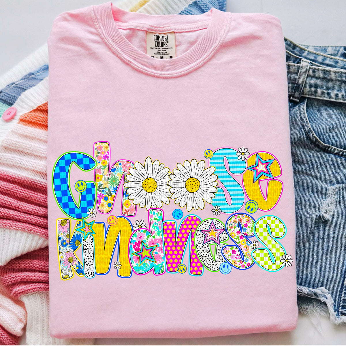 Choose kindness floral 100145 DTF transfer