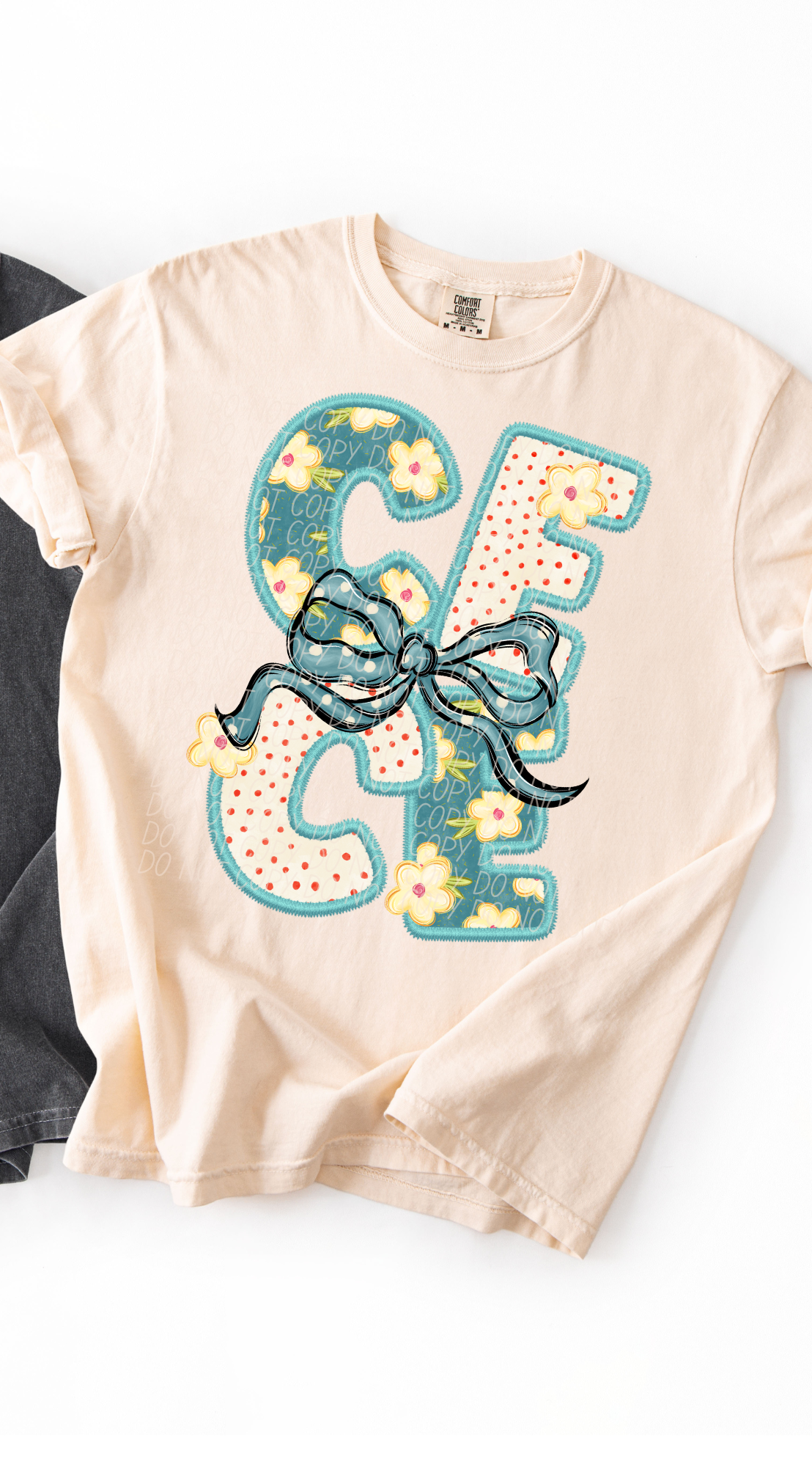 Cece Vintage Name with Bow (City) DTF Transfer