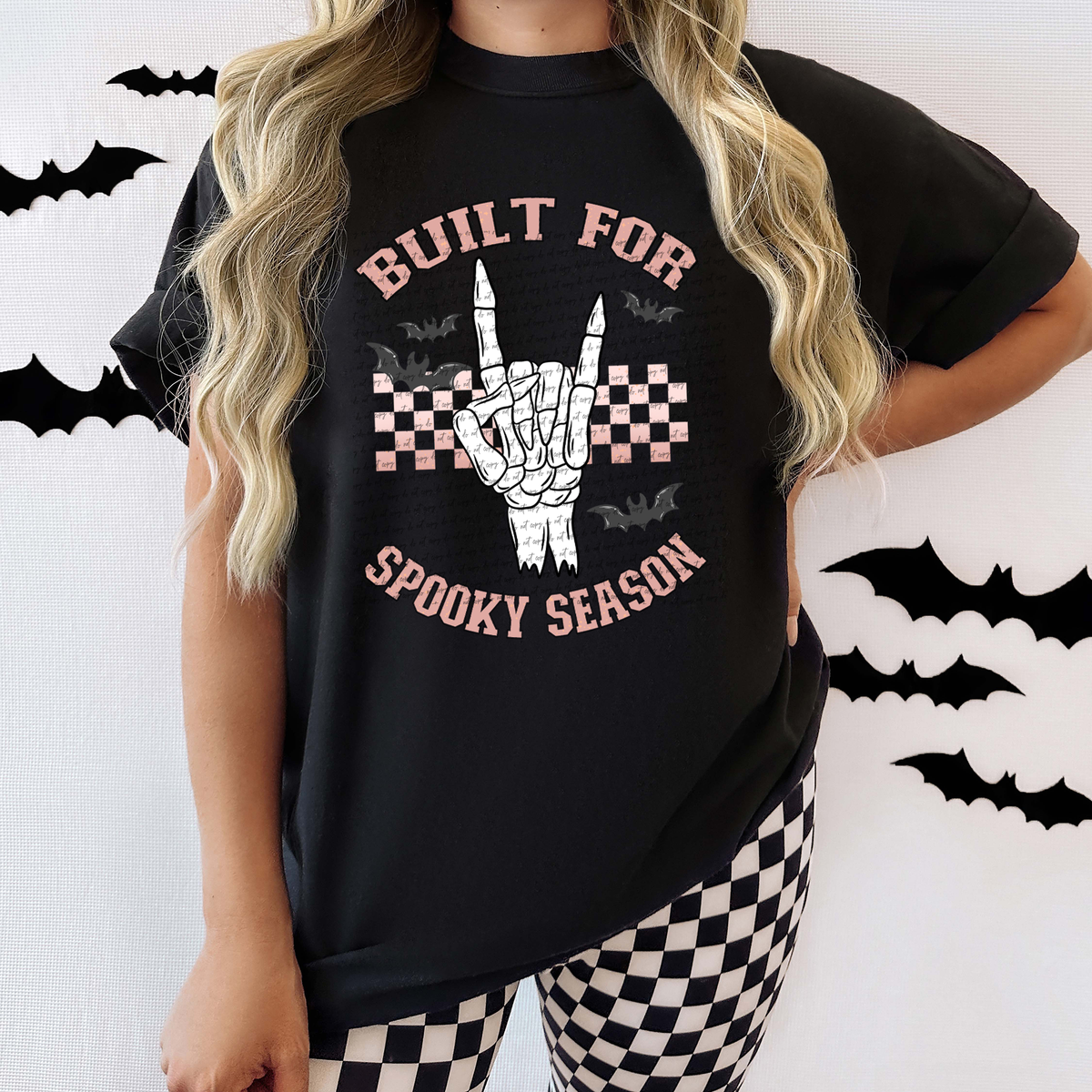 Built for spooky season 49809 DTF transfer