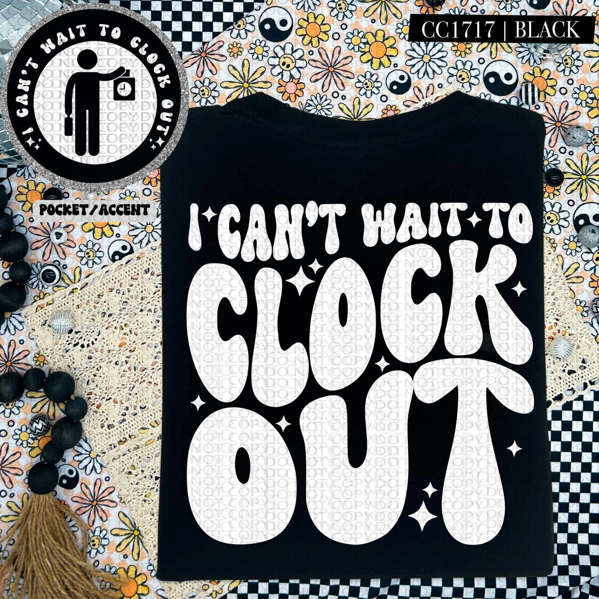 I can’t wait to clock out WHITE BACK (HW) 84696 DTF transfer