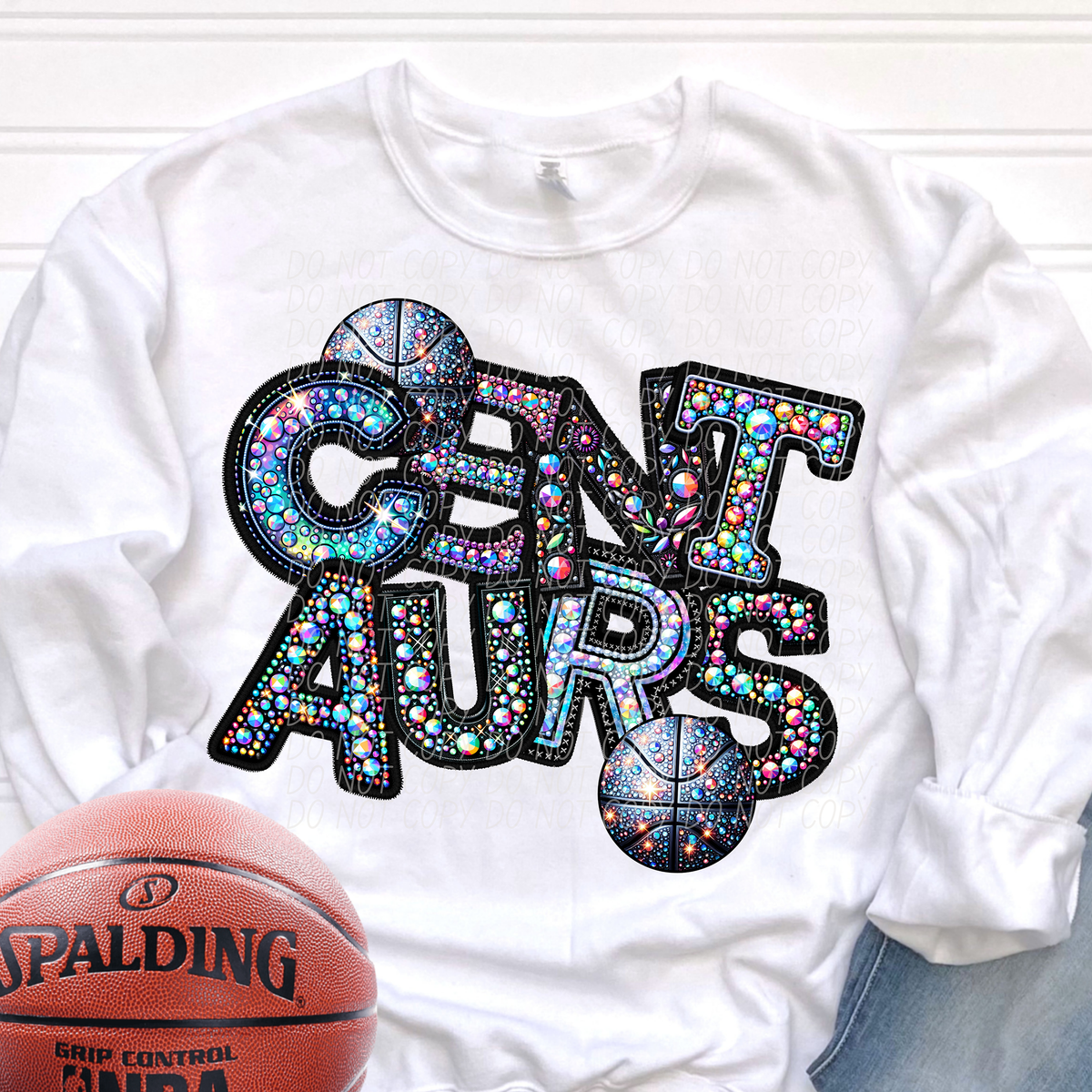 Centaurs Basketball Rhinestone (CITY) 66504 DTF transfer