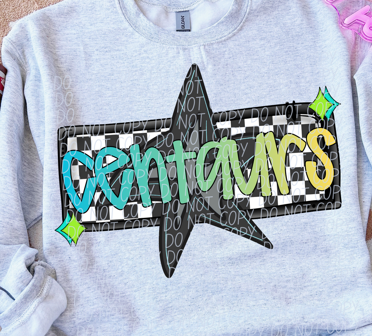 Centaurs Skater Boy Mascot (City) DTF transfer