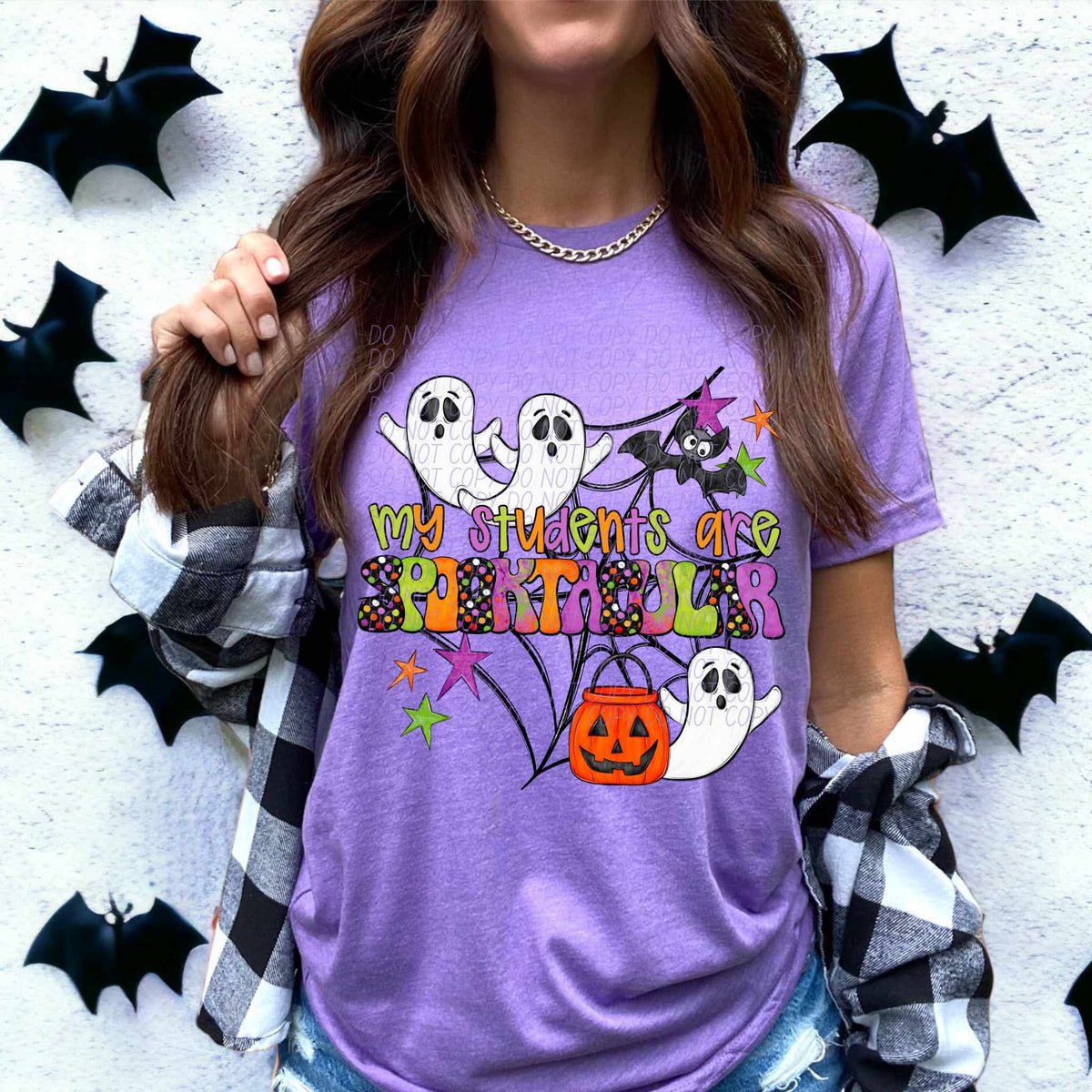 My students are Spooktacular (city) DTF transfer