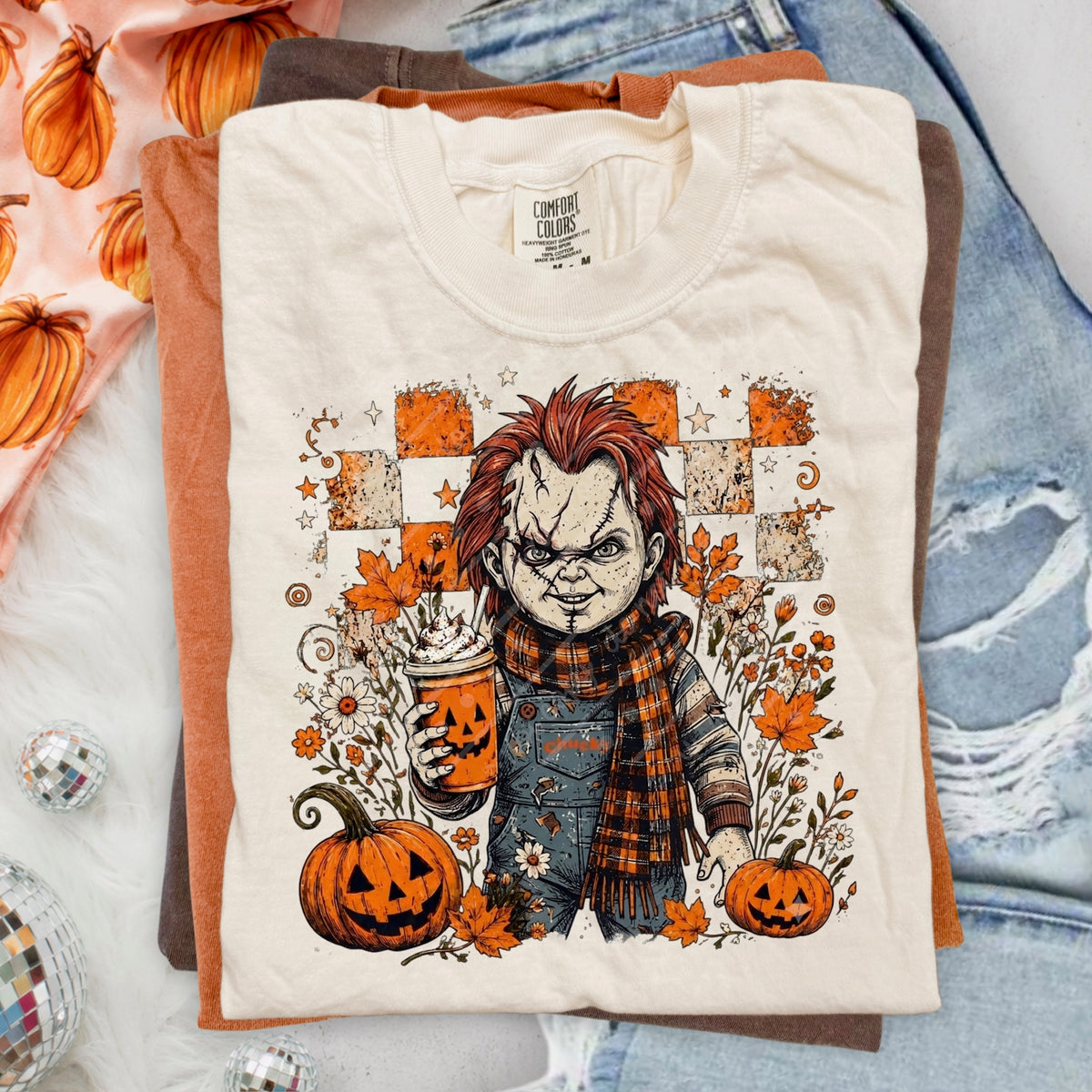 Fall checker chuck DTF Transfer