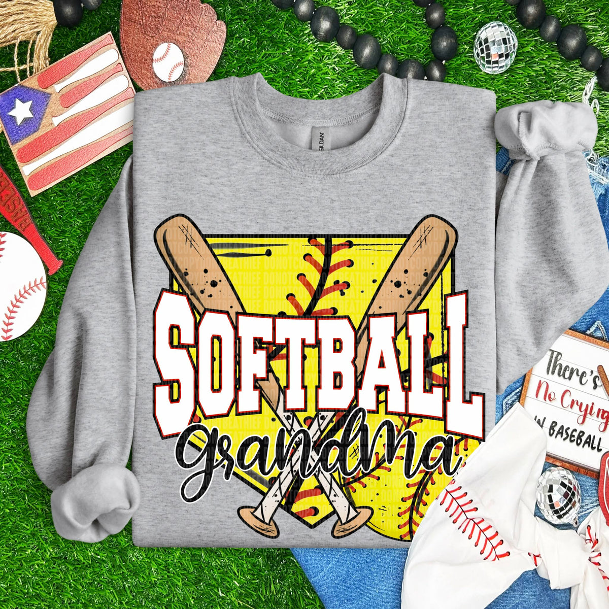Softball Grandma (SDD) DTF transfer