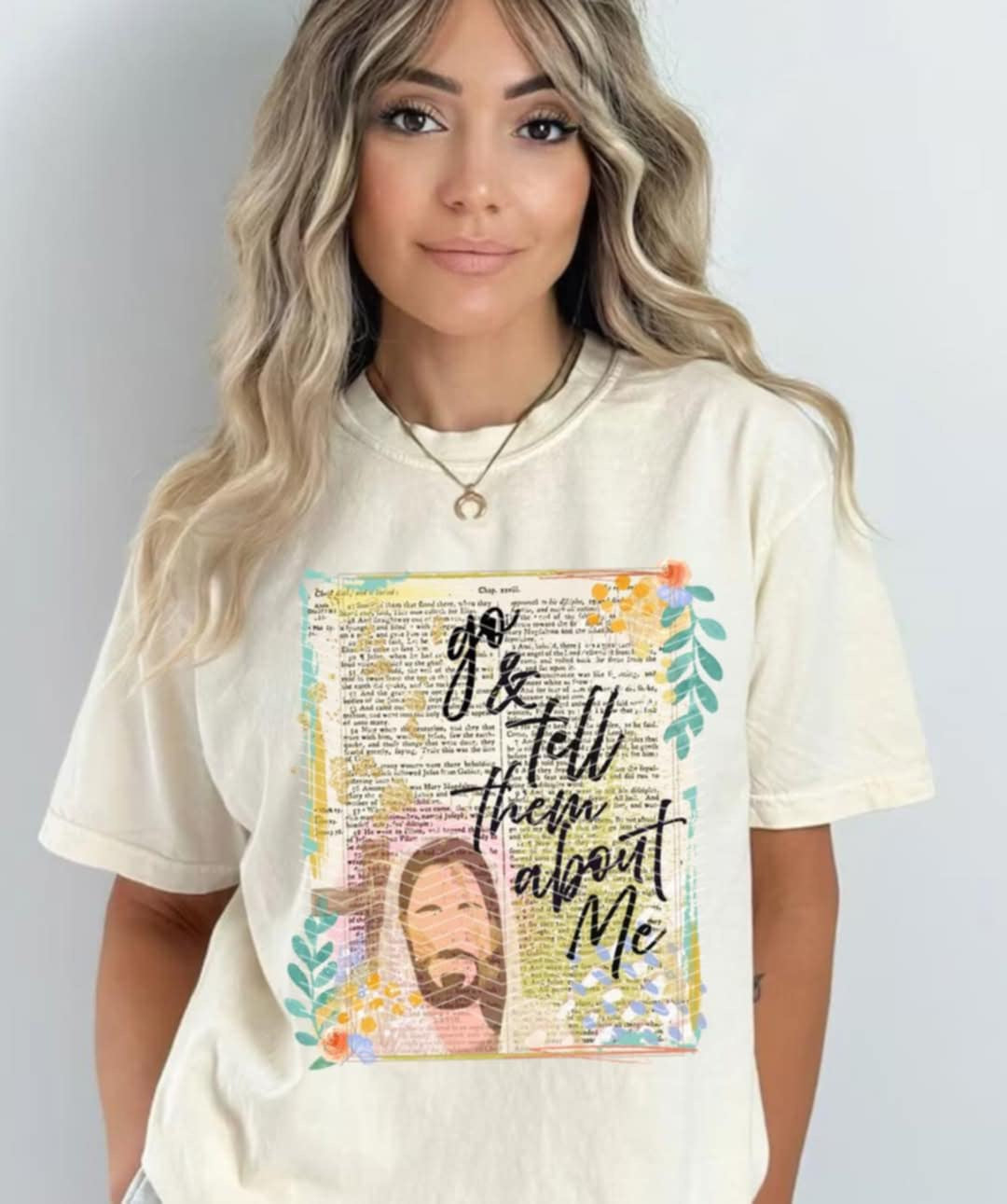 Go & tell them about me 96451 DTF transfer