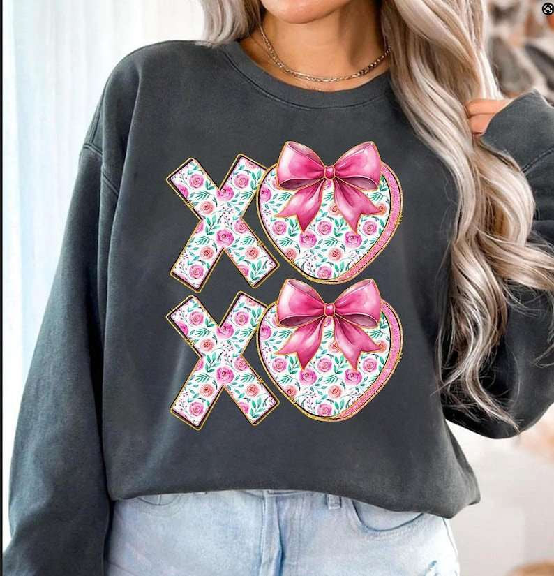 Xoxo rose filled 77711 DTF transfer
