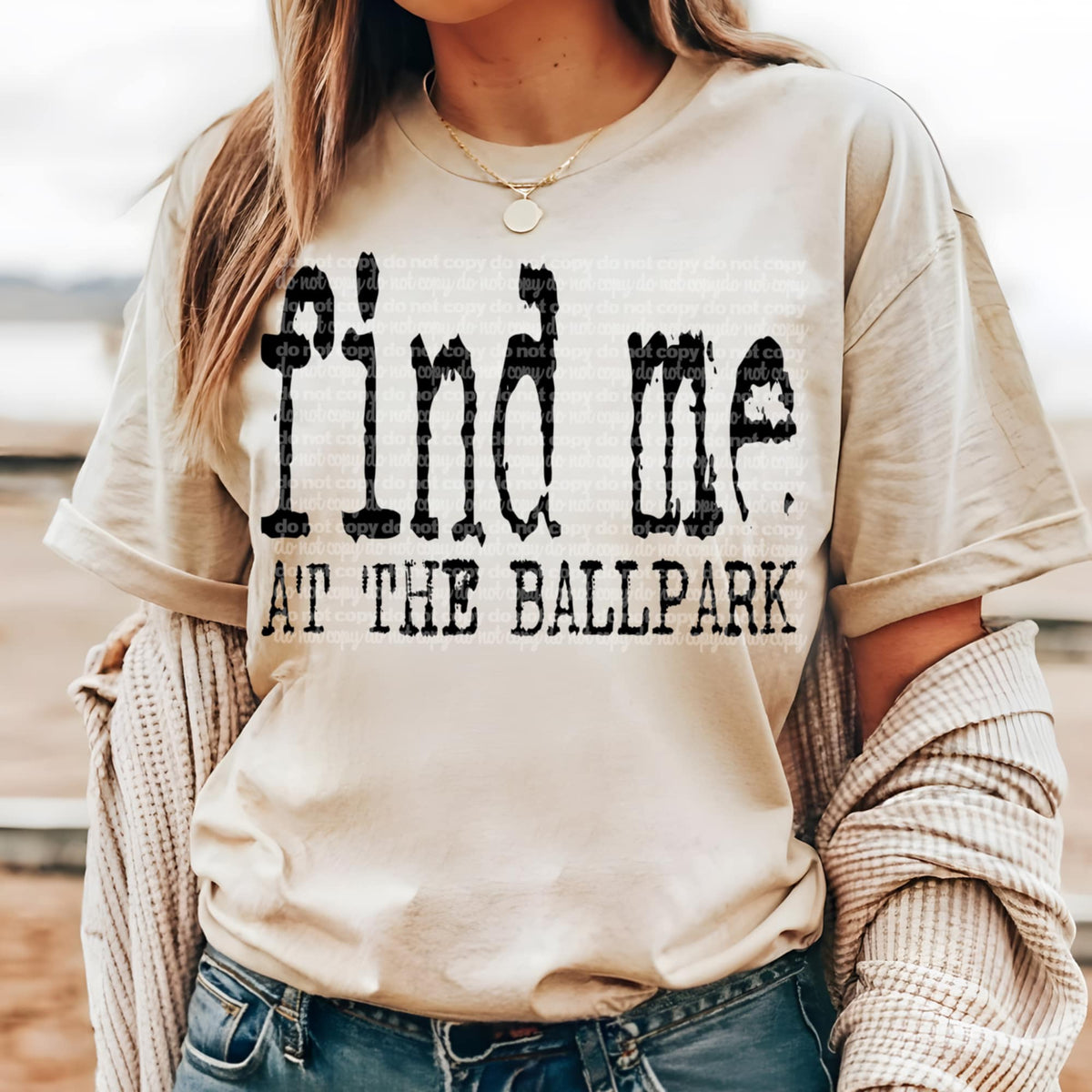 Find me at the ballpark. (TTD) 97250 DTF transfer
