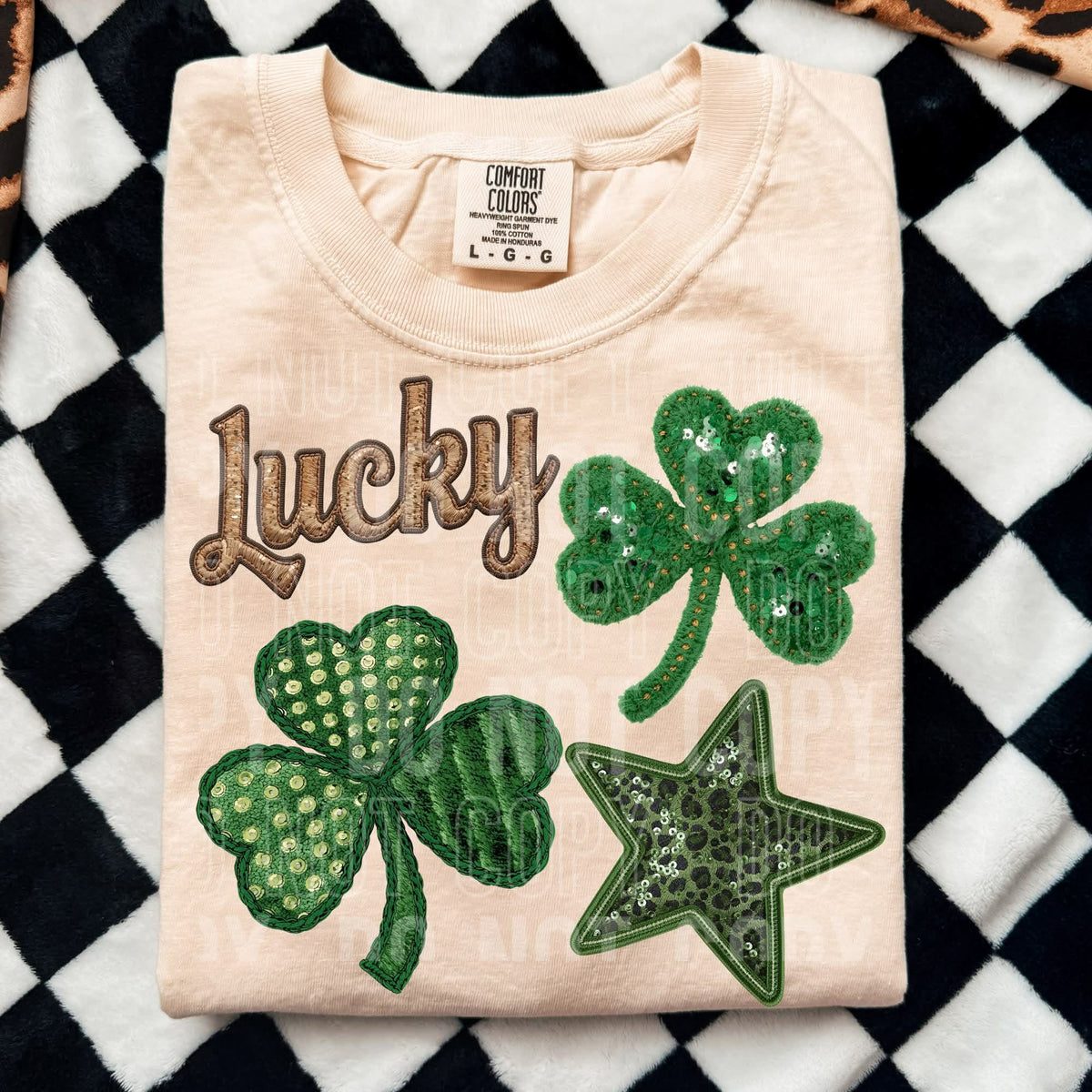 Lucky clover and star (SBB) DTF transfer