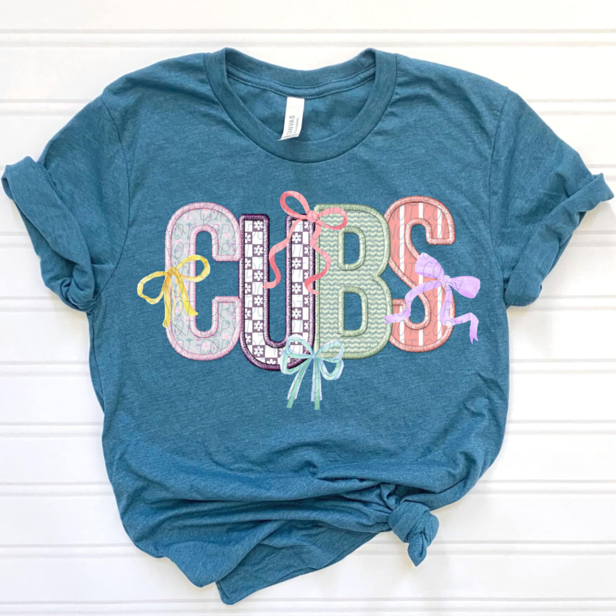 Cubs Spring Bow Mascots (CITY) 97180 DTF transfer