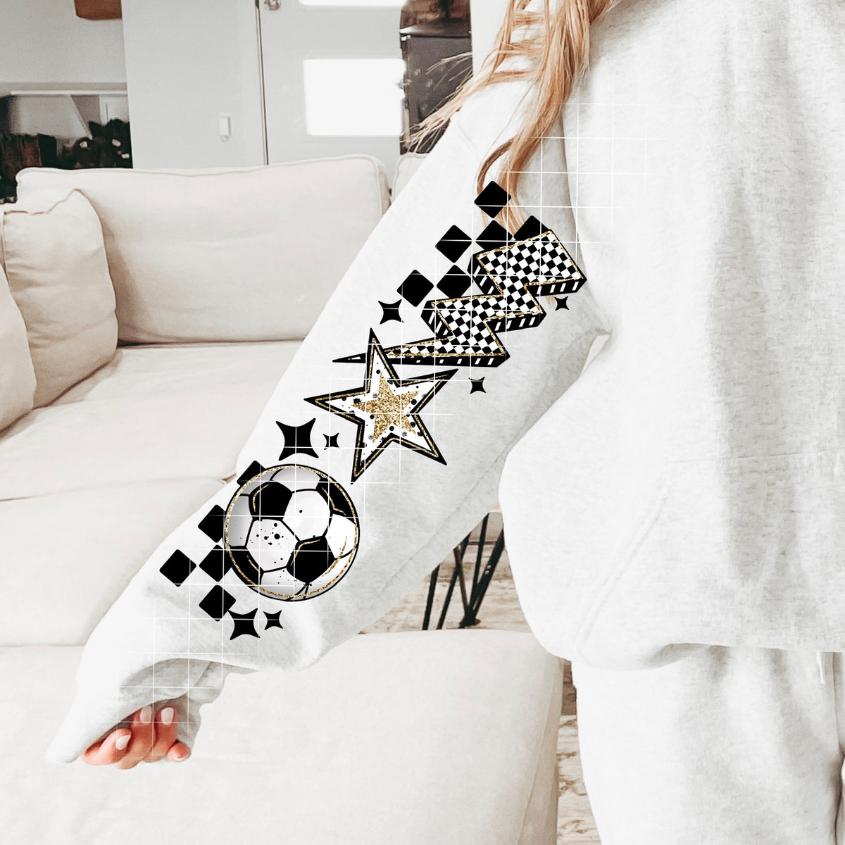 Soccer (SET OF TWO SLEEVES) CSC DTF transfer