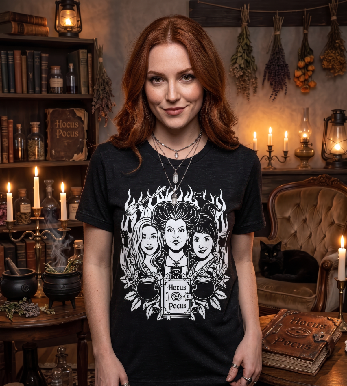 Sister witches white Sunday Special DTF transfer