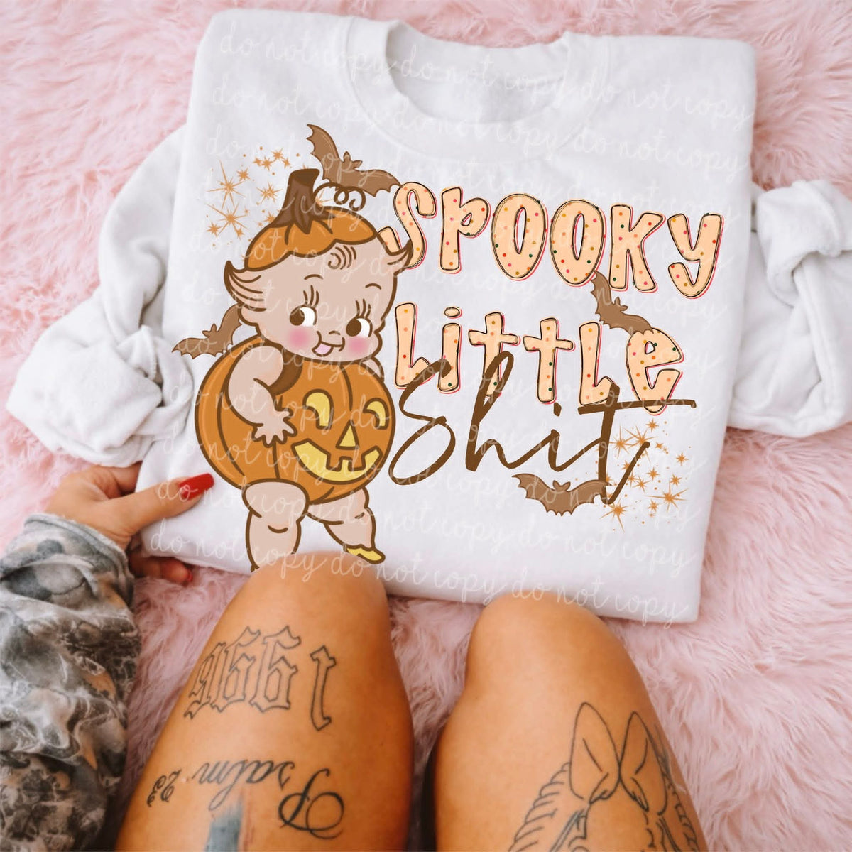 Spooky little shit Sunday Special DTF transfer