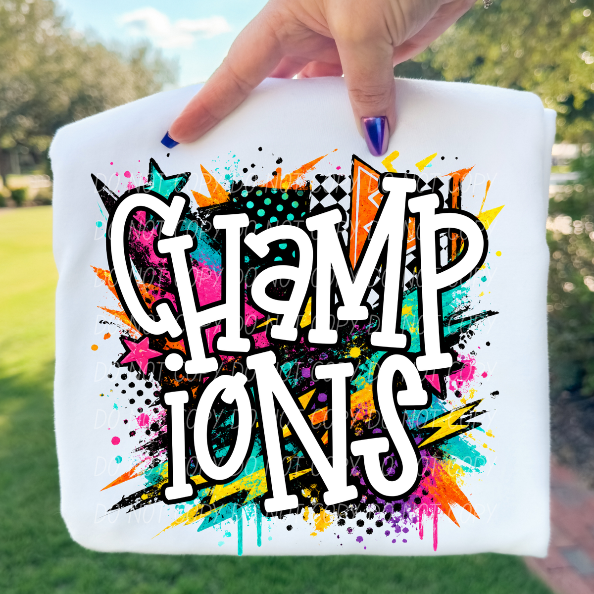 Champions totally tubular (City) DTF Transfer
