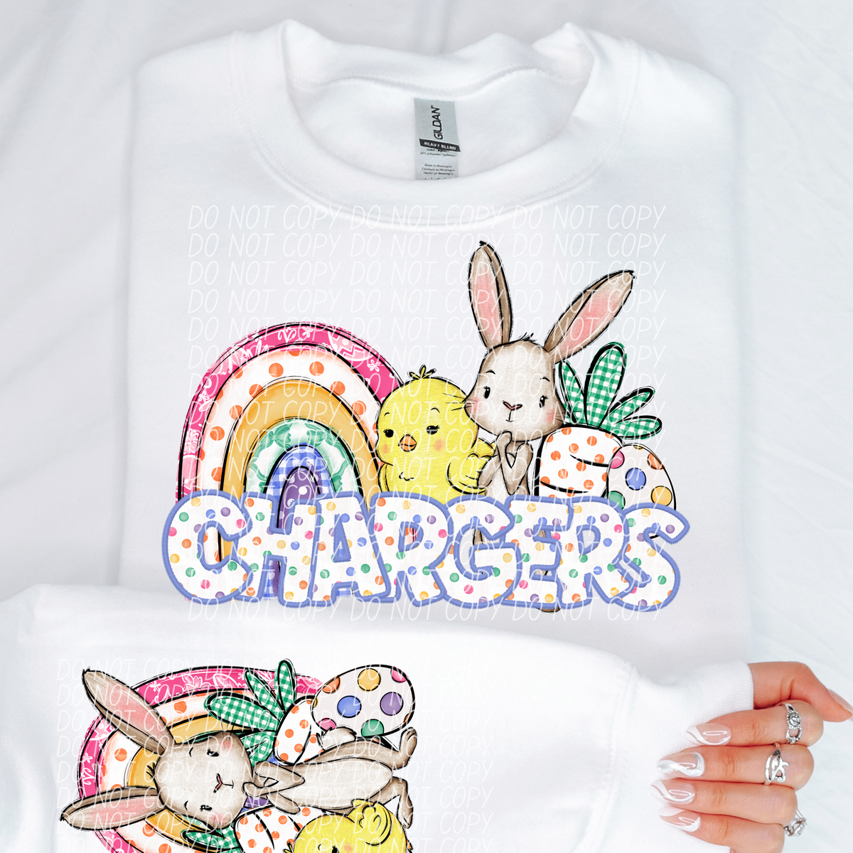 Easter Chargers (CITY) DTF transfer