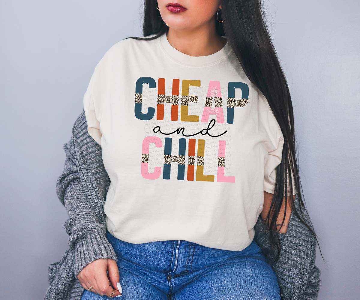 Cheap and Chill Boho Font 116145 DTF Transfer