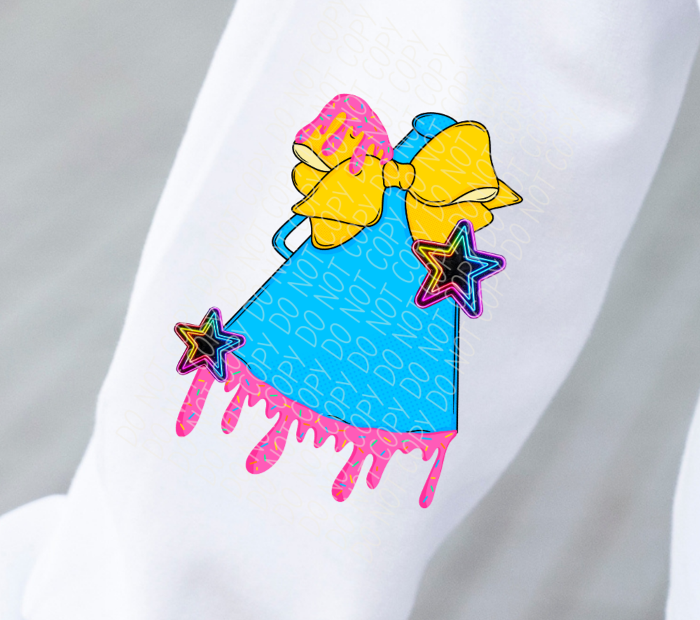 Cheer Mama Drip SLEEVE PRINT (CITY) DTF transfer