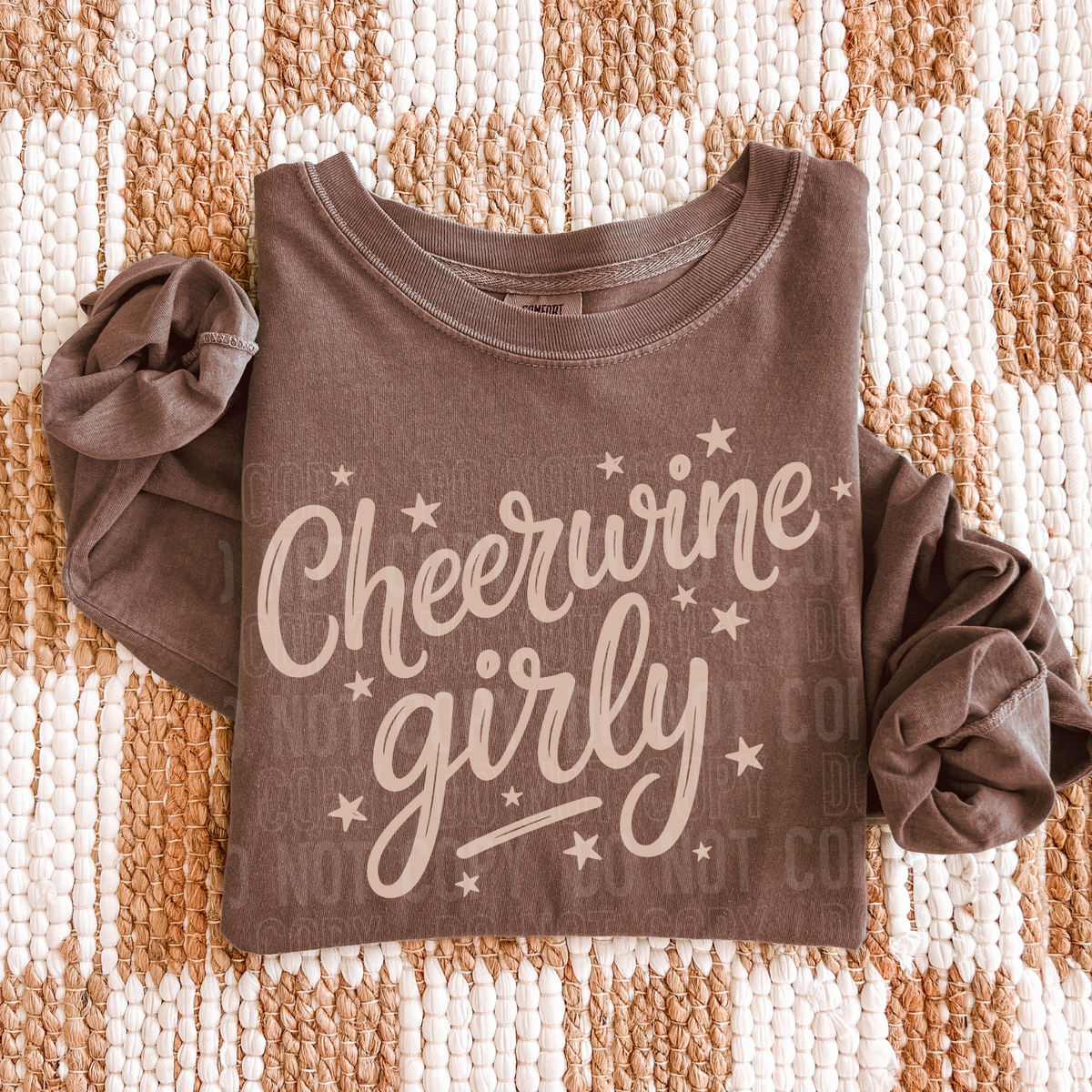 CWine girly (tan words) (SBB) DTF Transfer