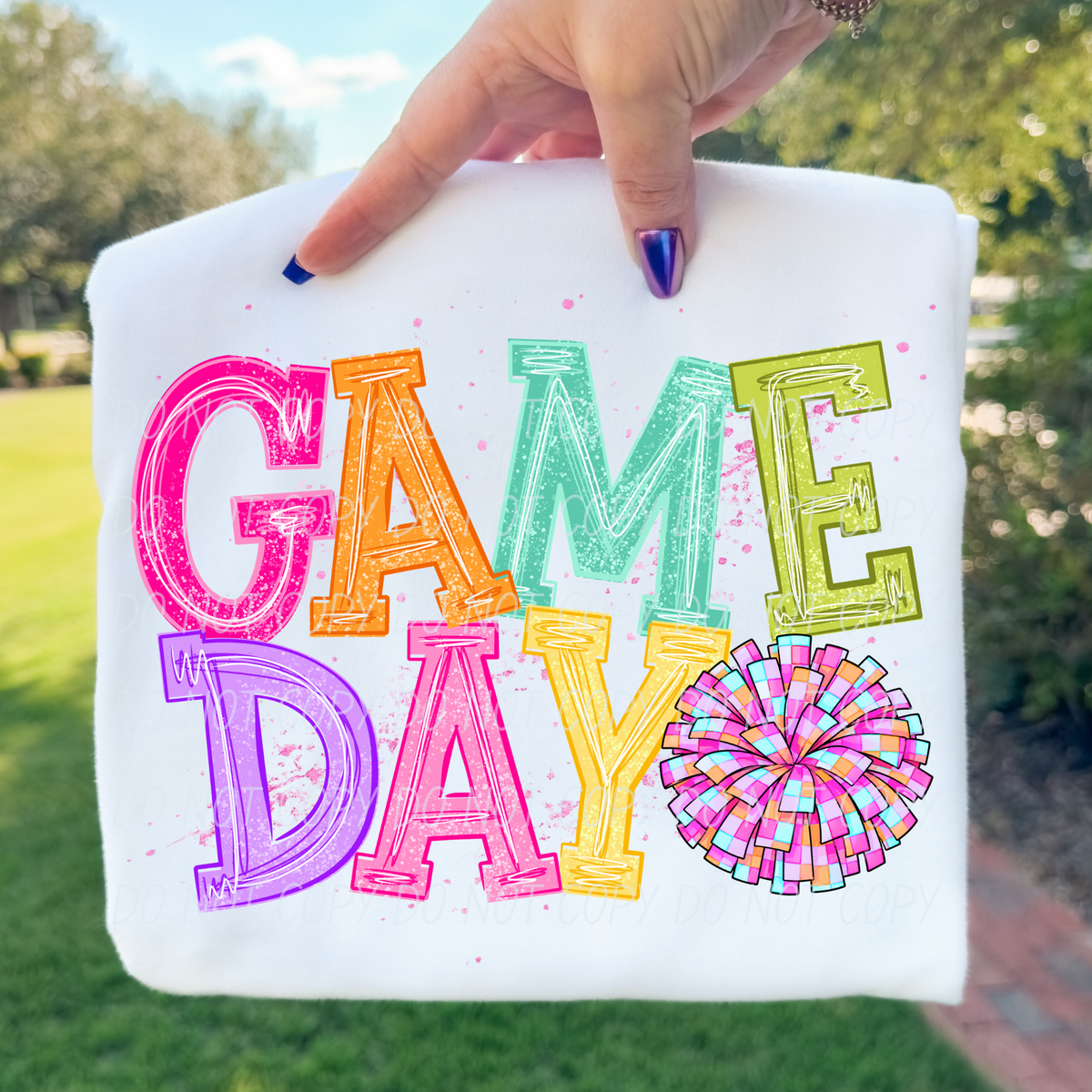 cheer 2 bright game day (city) DTF transfer