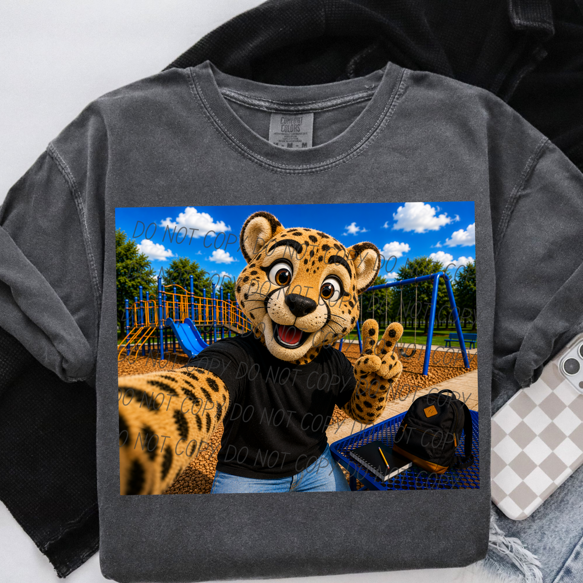 Cheetah  Mascot (City) DTF transfer