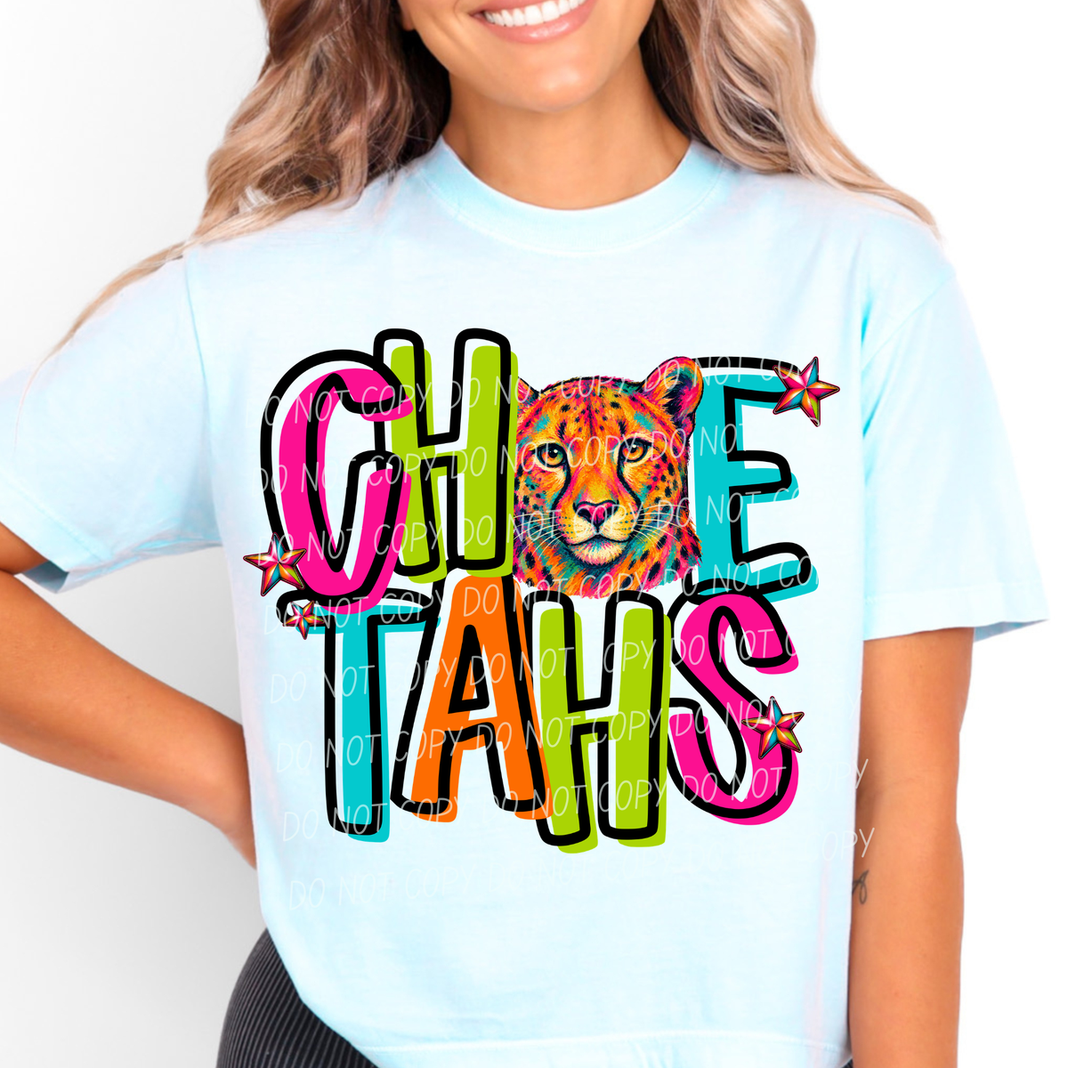 Cheetahs Friday night neon (City) DTF Transfer