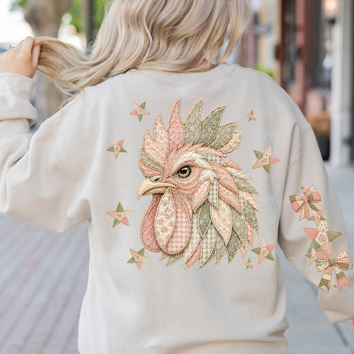 chicken everyday meemaw (City) DTF transfer