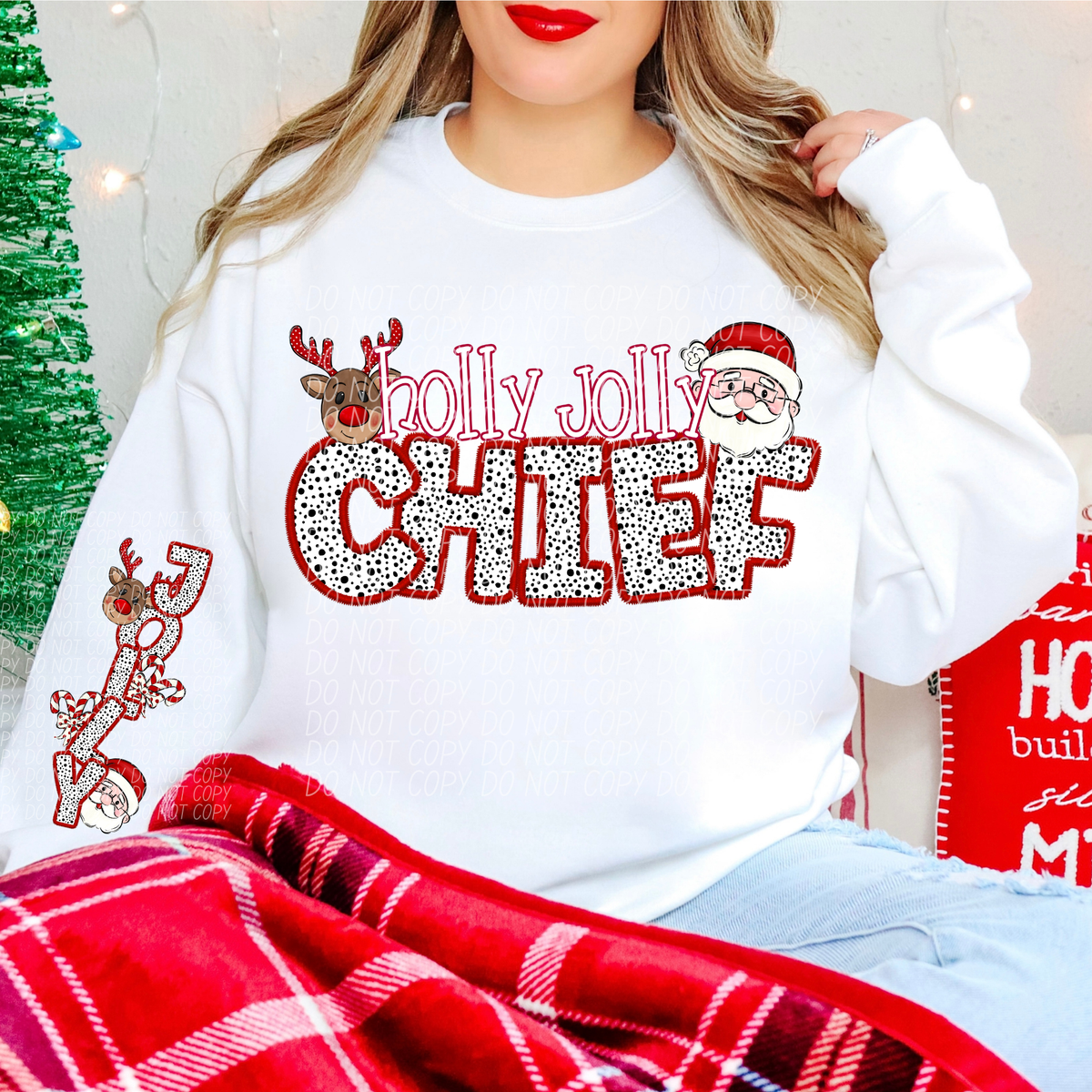 Chief Holly Jolly (City) DTF transfer