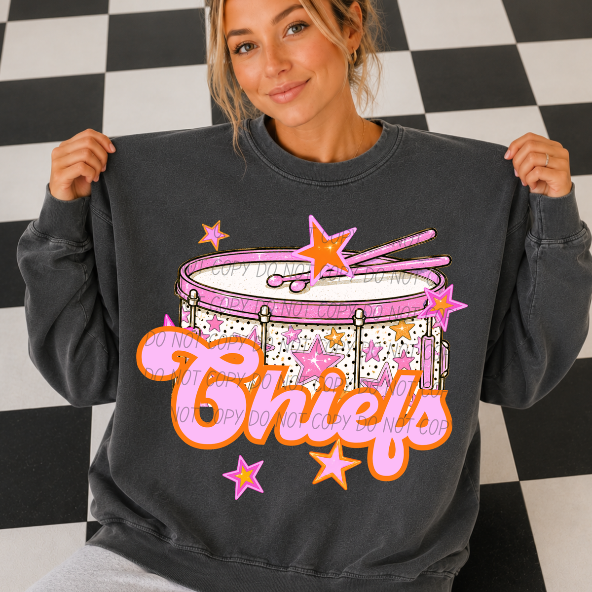 chiefs pink band (city) DTF transfer