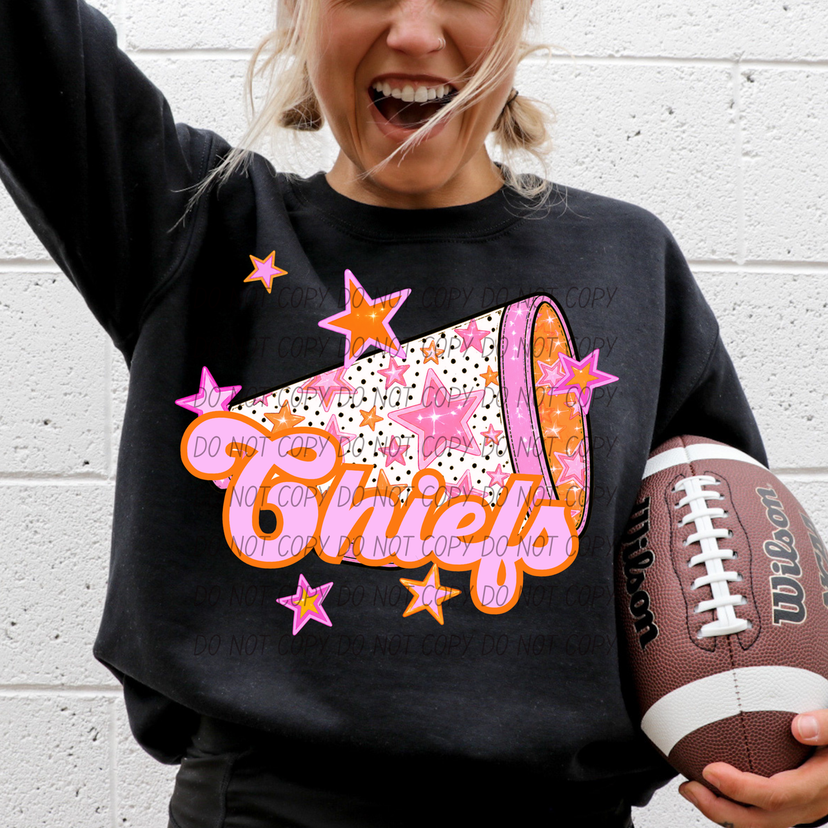 Chiefs pink cheer (city) DTF transfer