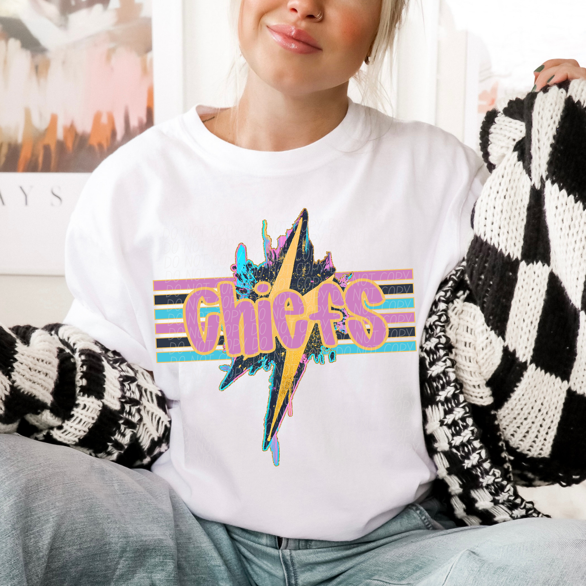 Chiefs Geode Bolt (CITY) DTF transfer