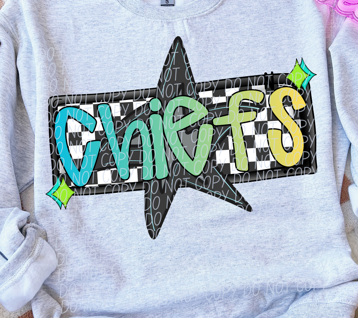 Chiefs Skater Boy Mascot (City) DTF transfer