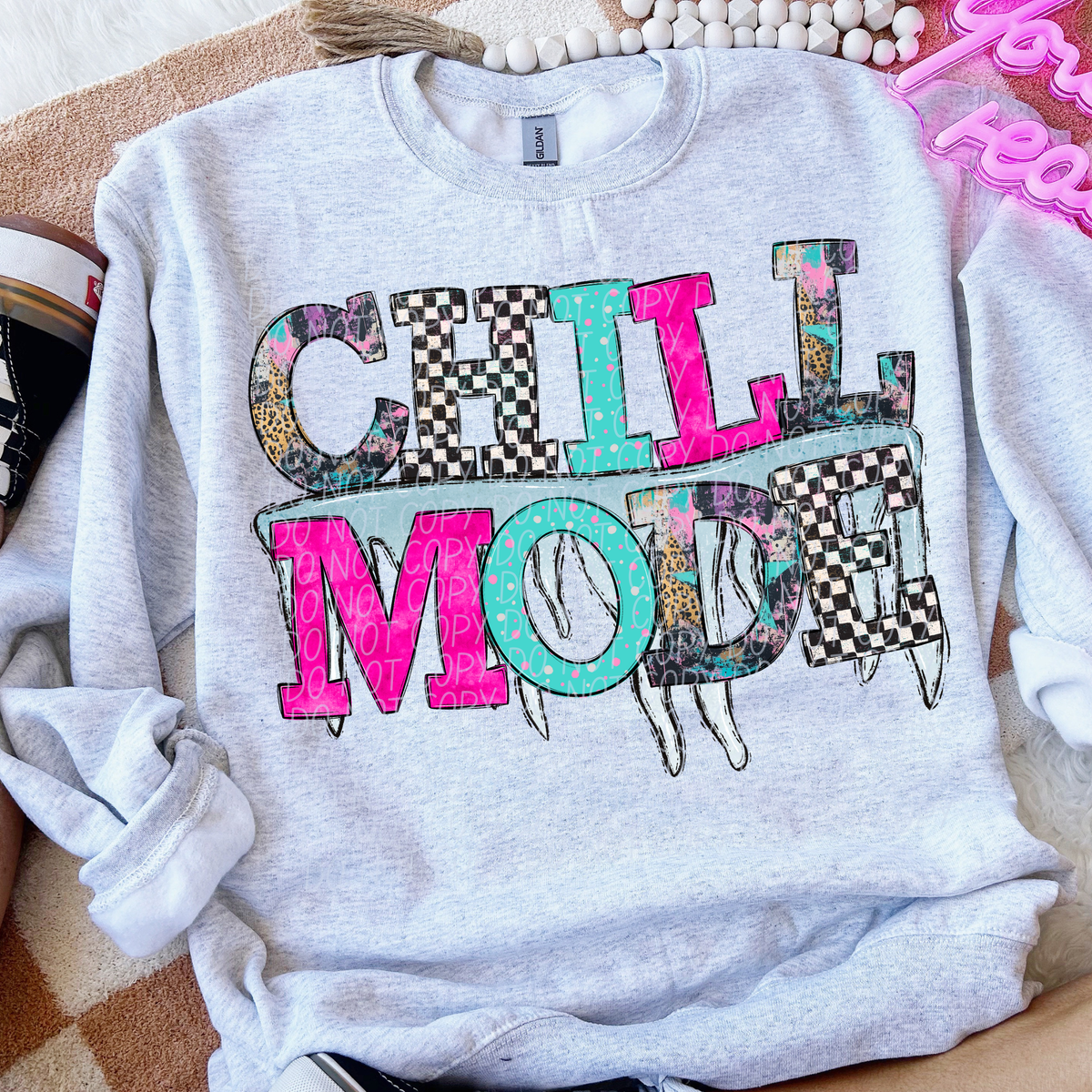 Chill mode colorful (City) DTF Transfer