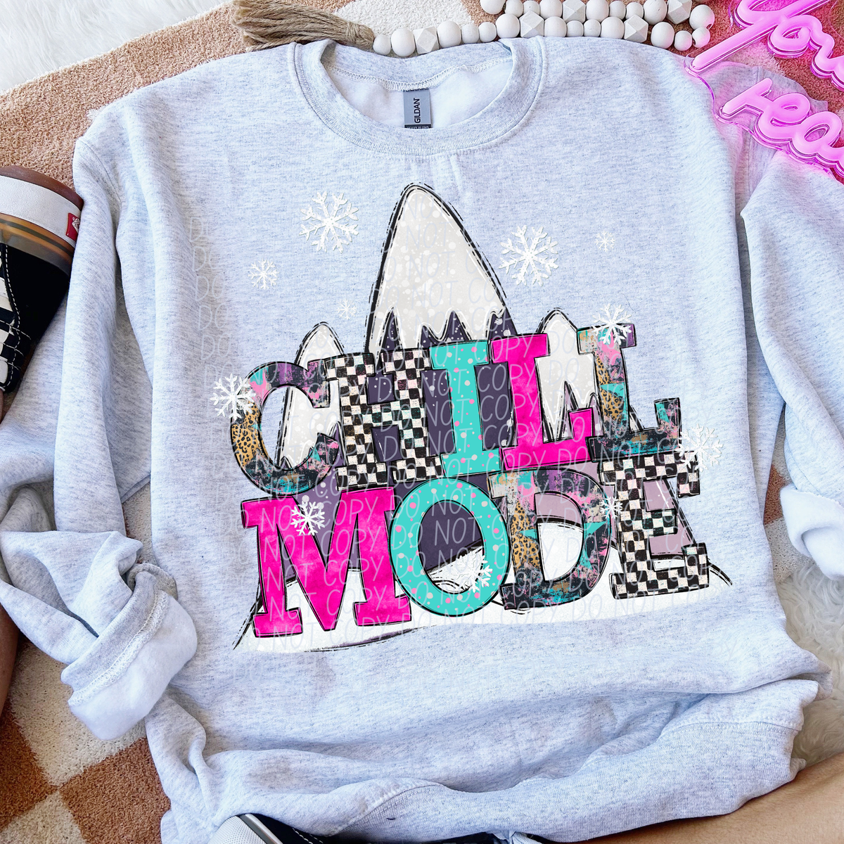 Chill mode mountain (City) DTF Transfer