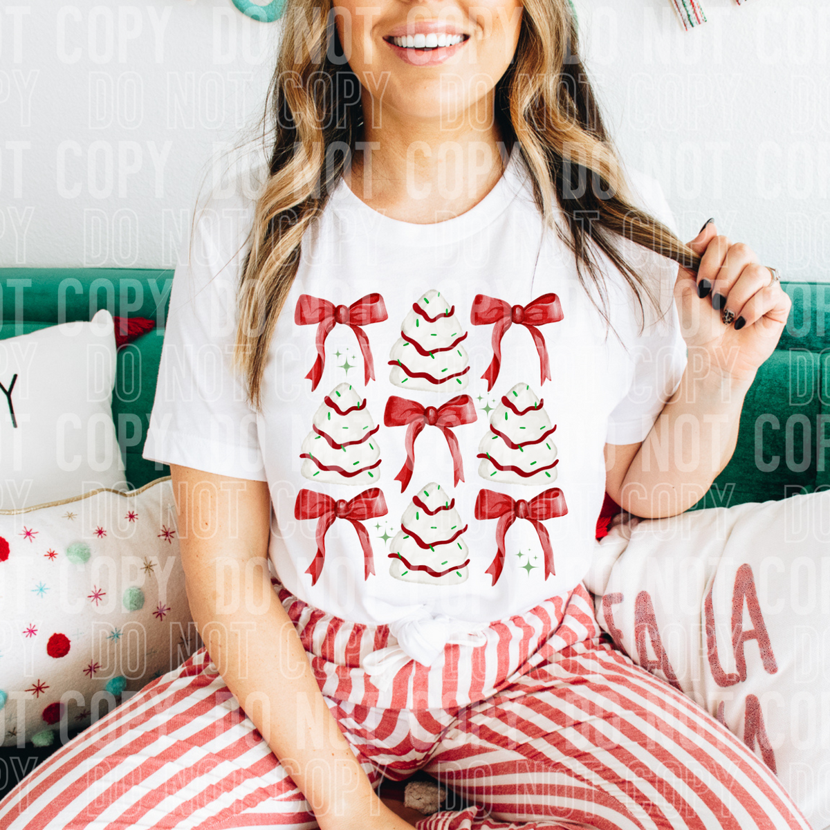 Cake and bow collage SBB DTF transfers