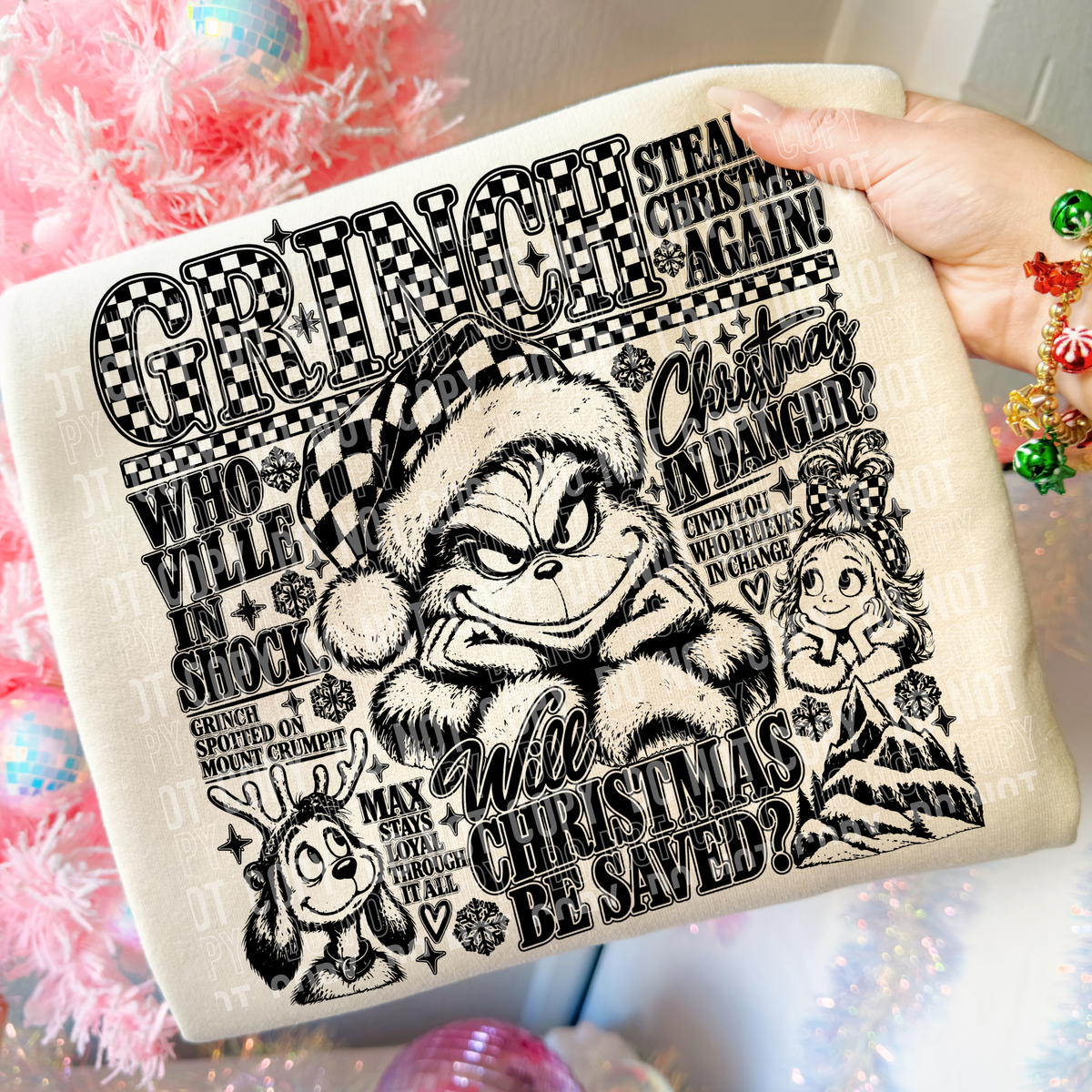 Gman- Christmas paper (SBB) DTF Transfer