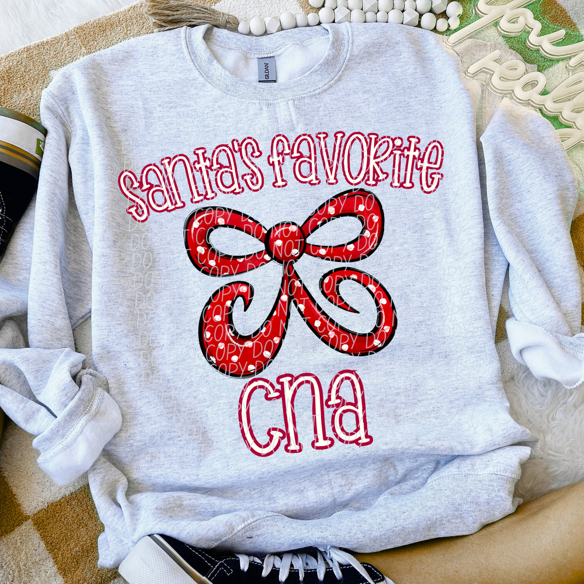 Santa's Favorite CNA (City) DTF Transfer