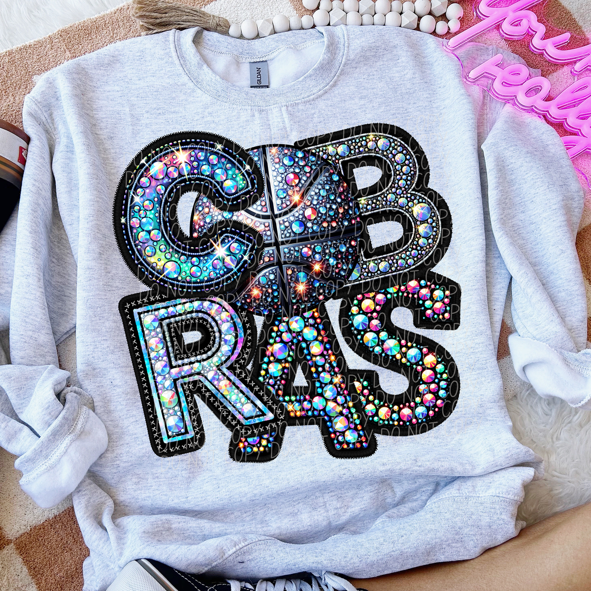 Cobras Basketball Rhinestone (CITY) 66621 DTF transfer