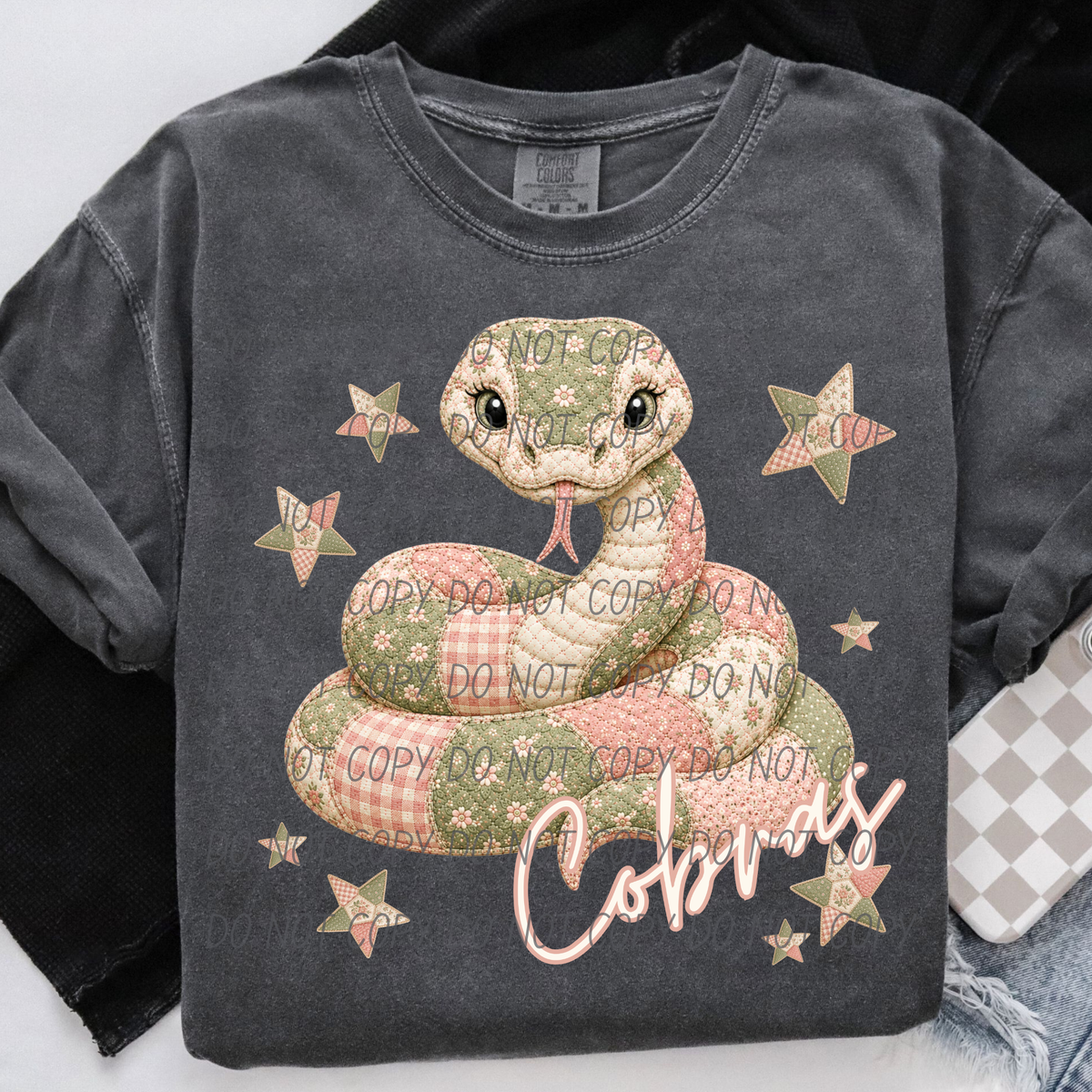 Cobras meemaw mascot (City) DTF Transfer